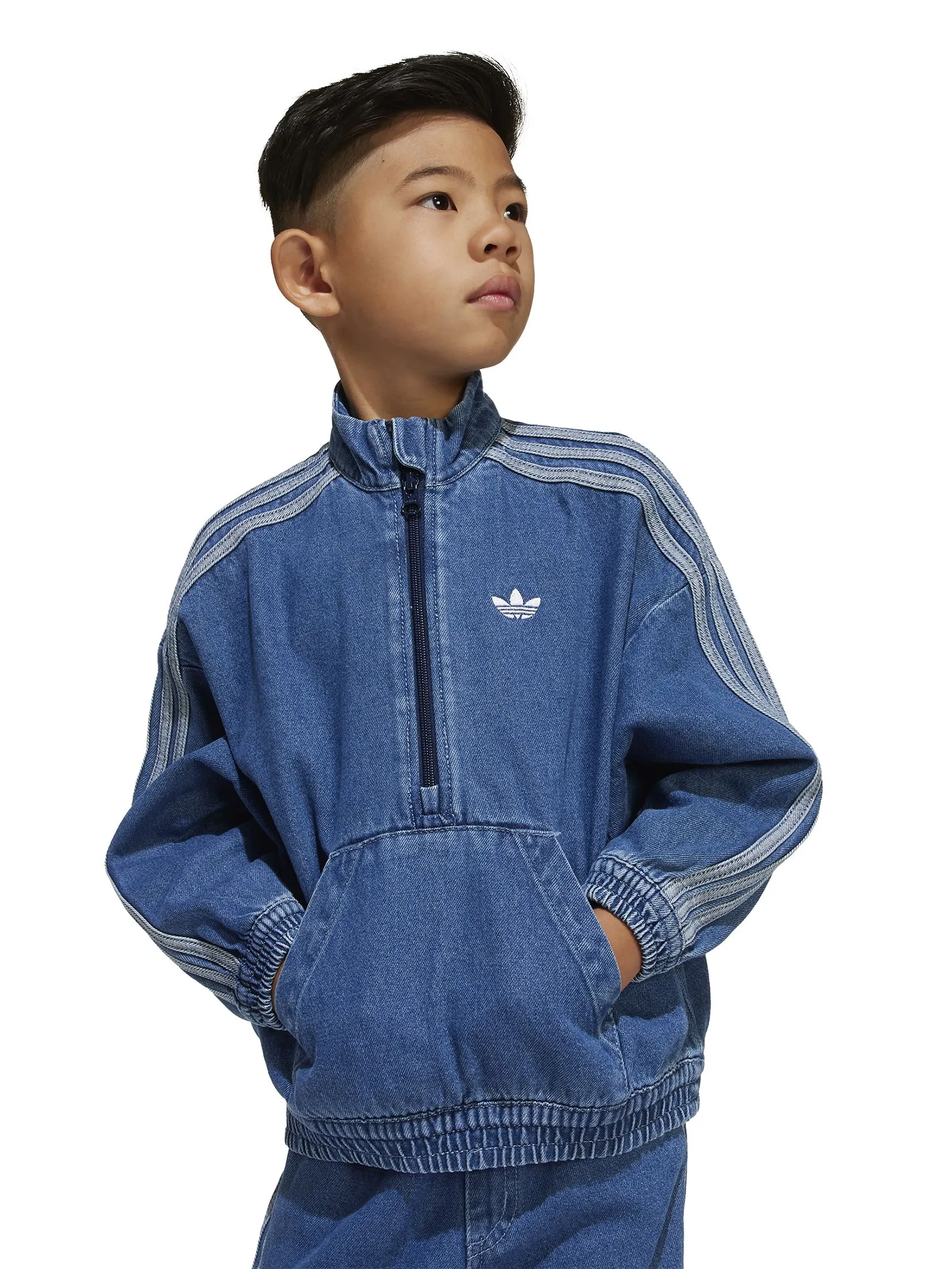ADIDAS KIDS Unisex Toddler Denim Jacket + Pants Set Jeans