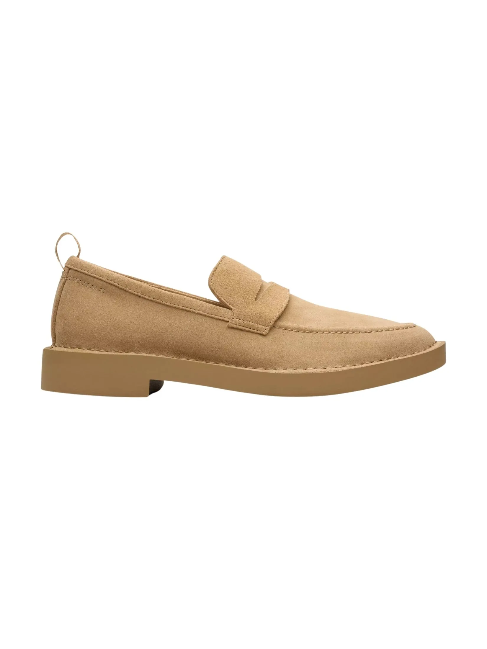 CLARKS MARTOCK LO Dark Sand Suede Men’s Suede Loafers