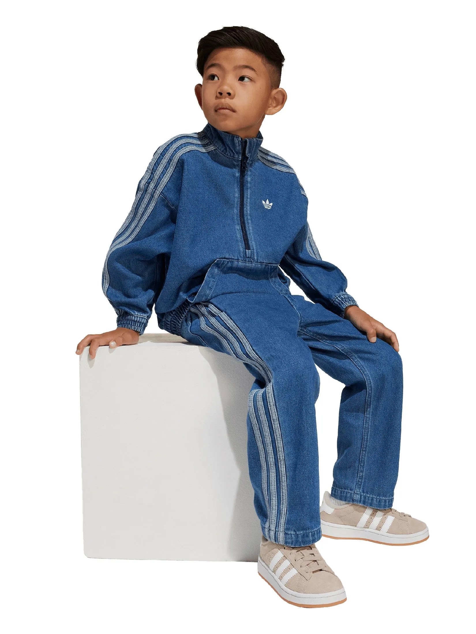 ADIDAS KIDS Unisex Toddler Denim Jacket + Pants Set Jeans