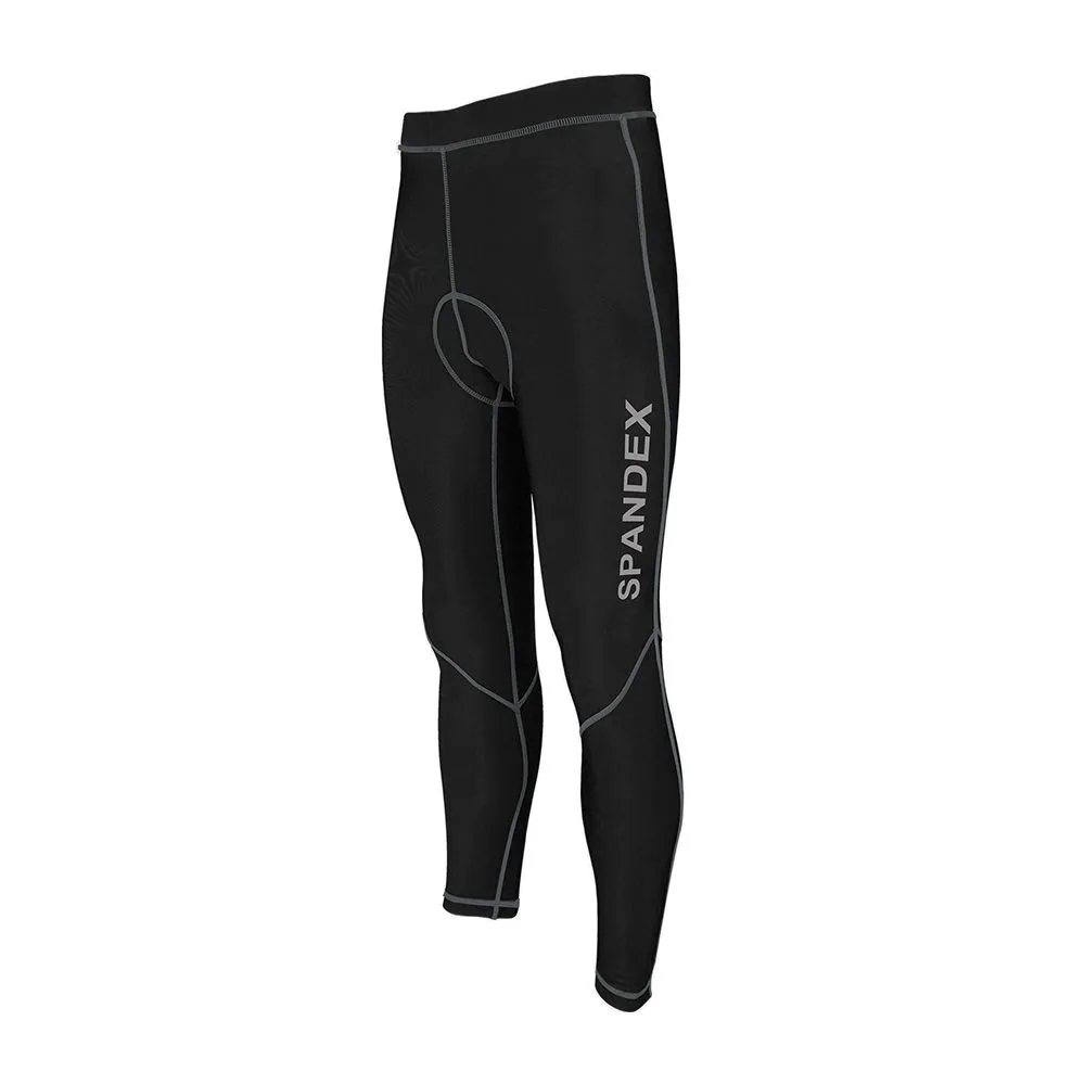 SPANDEX Black/Grey-CPL002-Cycling Long Pant Get Pad