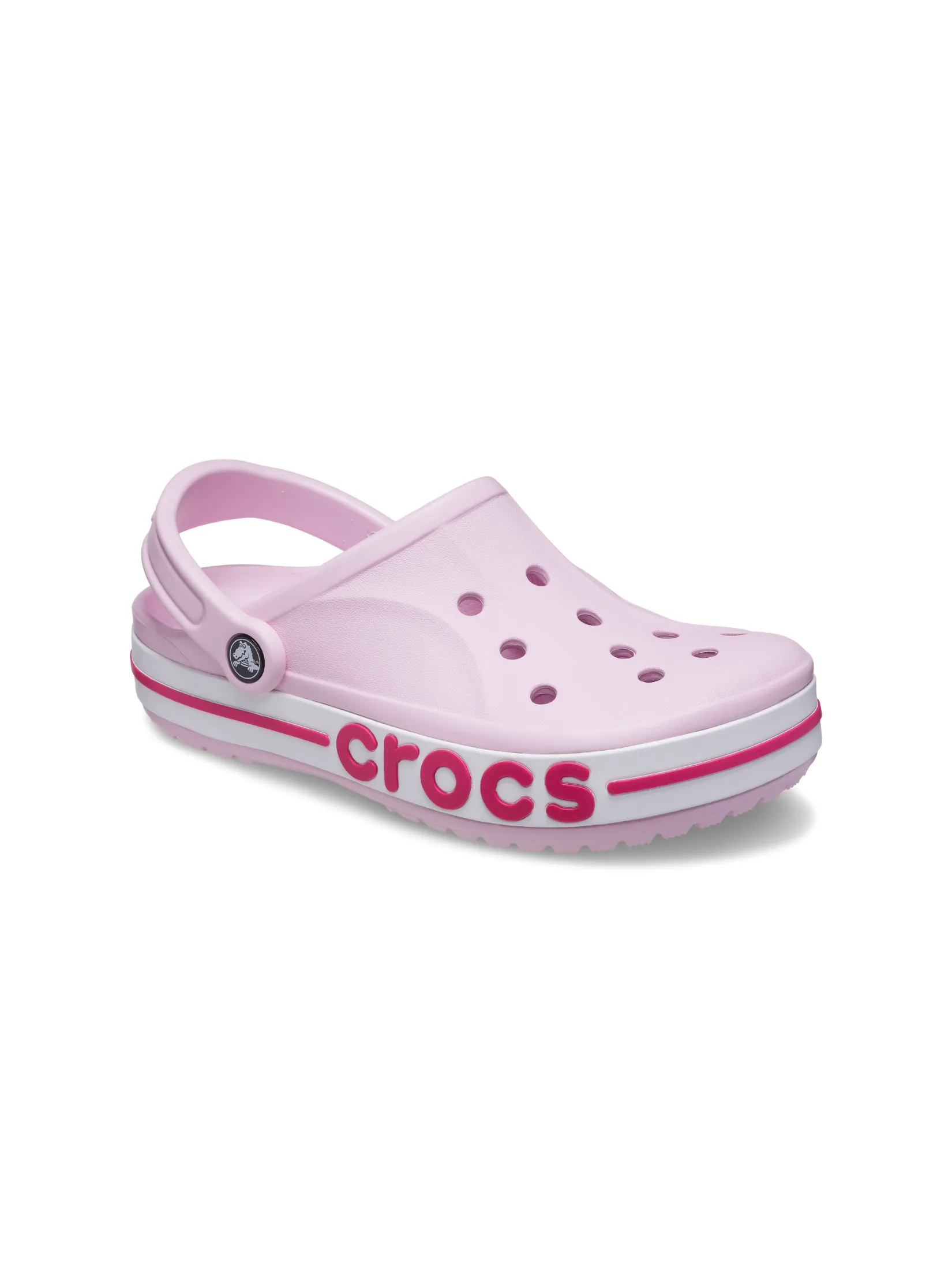 CROCS UNISEX BAYABAND CLOG - BALLERINA PINK/CANDY PINK
