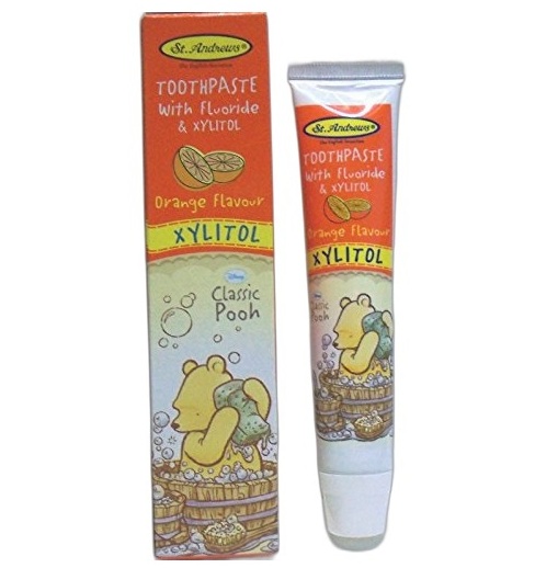 Детская зубная паста с ксилитом и вкусом апельсина 40 гр