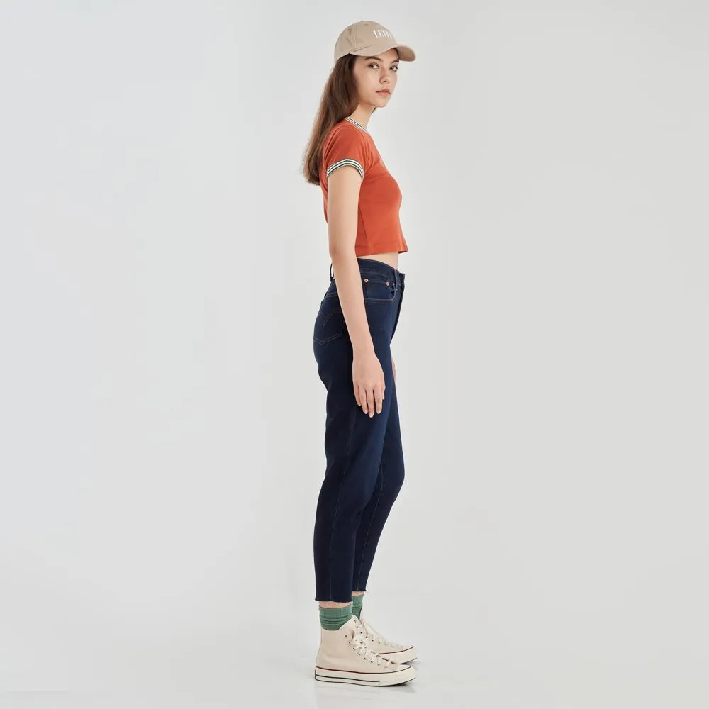 LEVI'S Women's High-Rise Boyfriend Jeans 85873-0121 Cobalt Parade