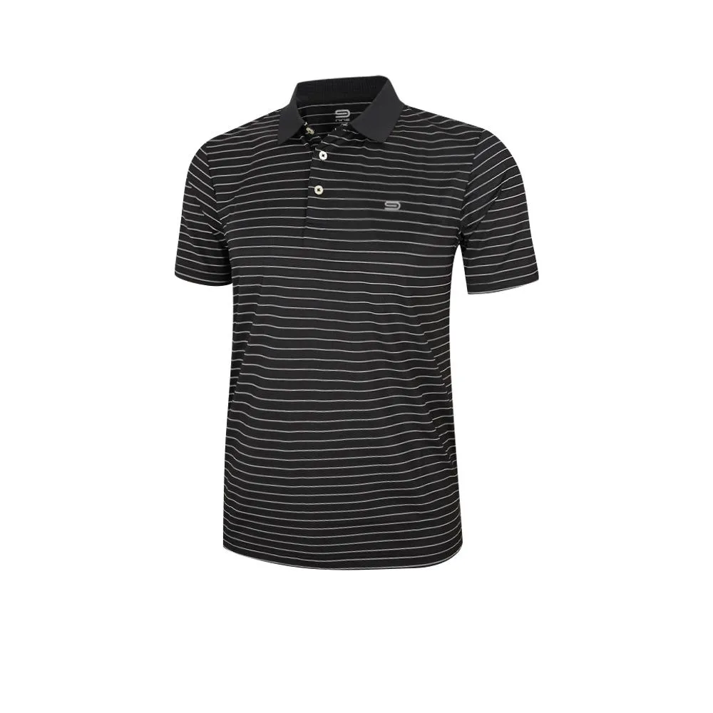 9NINE Men Golf Polo Shirt N25GOPOM04 Black - 9N358AP612EKTH