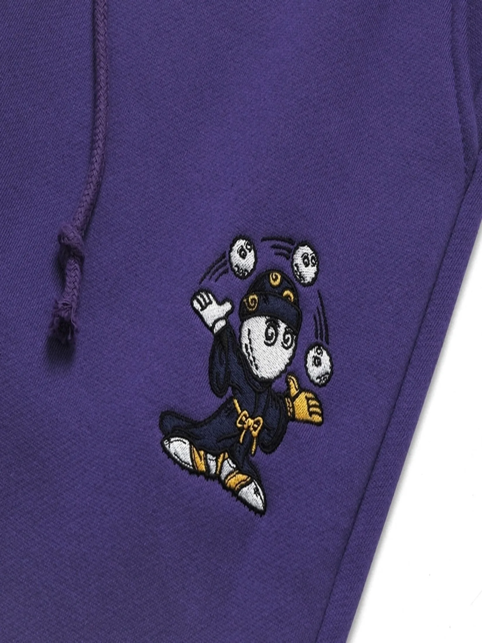 MALBON GOLF WIZ SWEATPANTS IN PURPLE