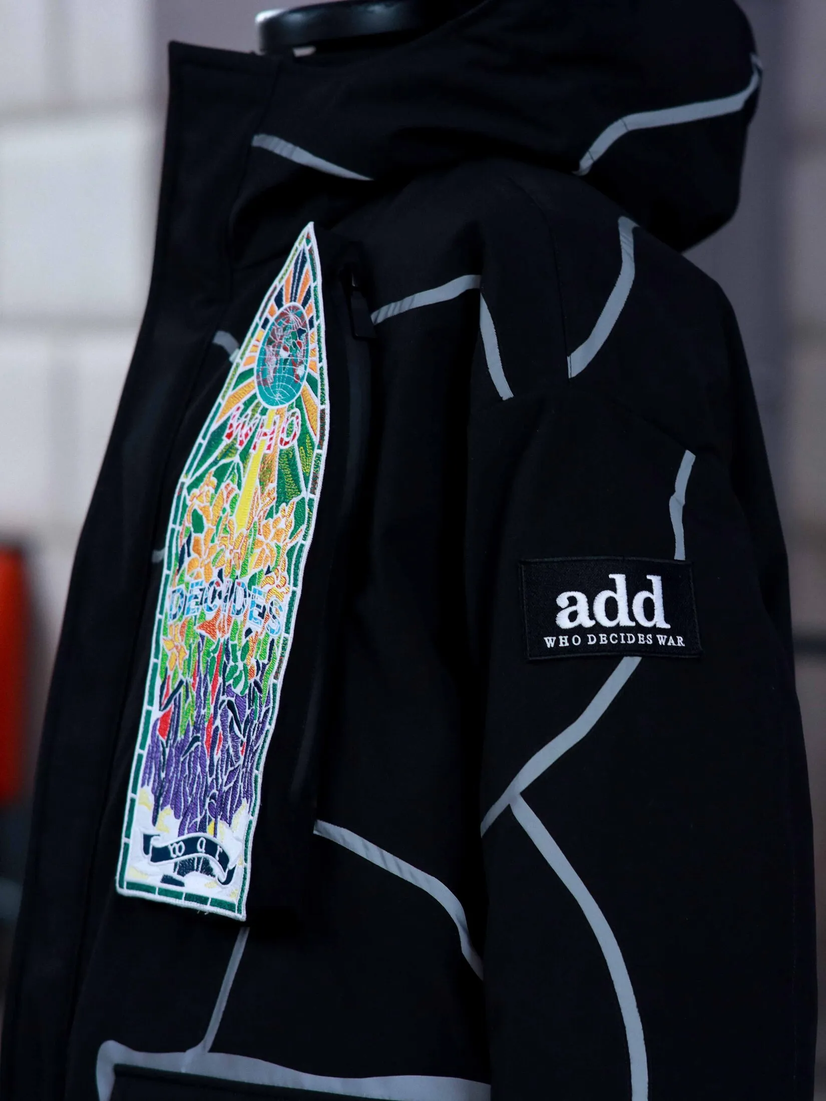 WDW X ADD MEN HOODED PARKA WITH DOWN PADDING IN BLACK
