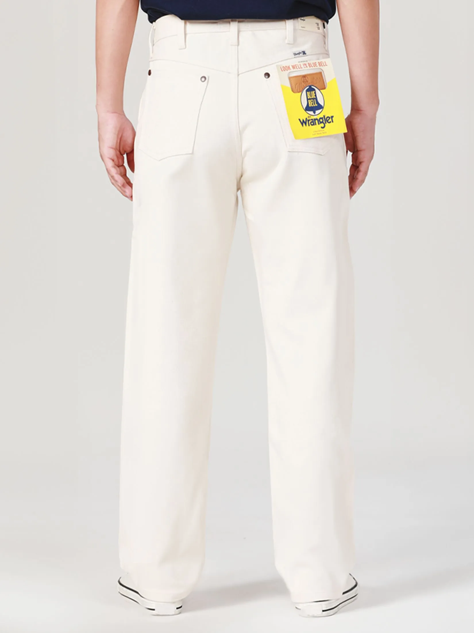 WRANGLER Men's Jeans Blue Bell Collection Mid MWZ Fit Off-White