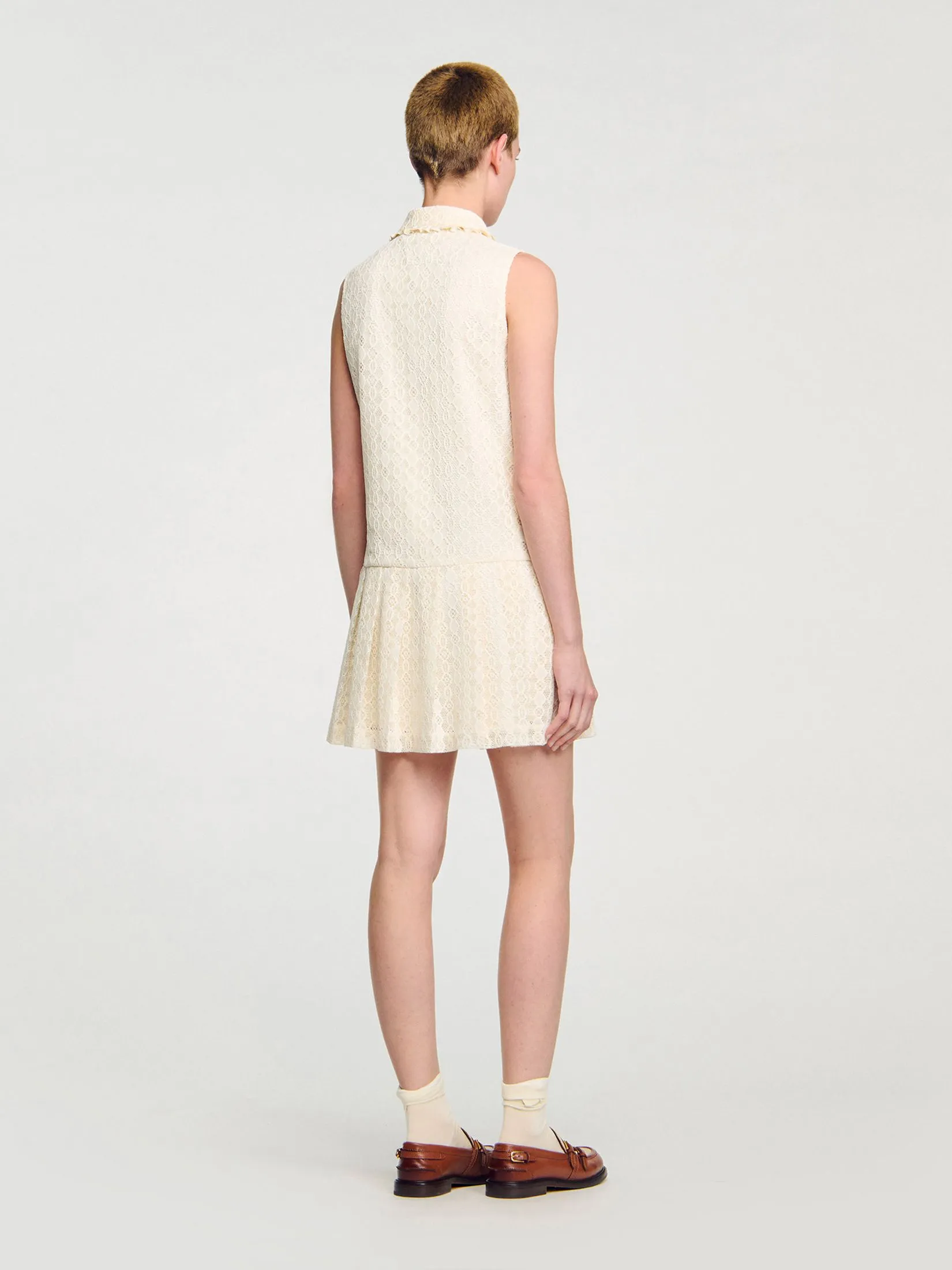 SANDRO Mini Lace Dress