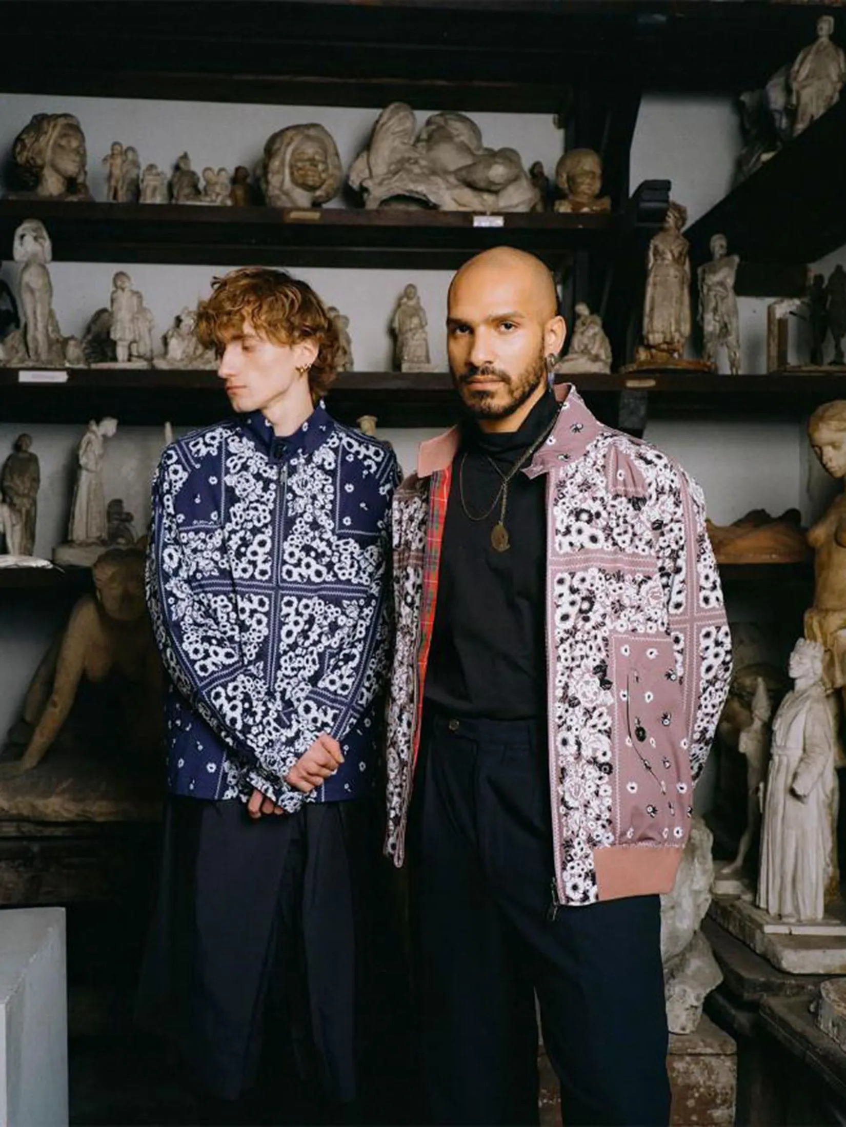 BARACUTA Unisex Harrington Jacket G9 Archive Fits NomaTD Print Black/Purple