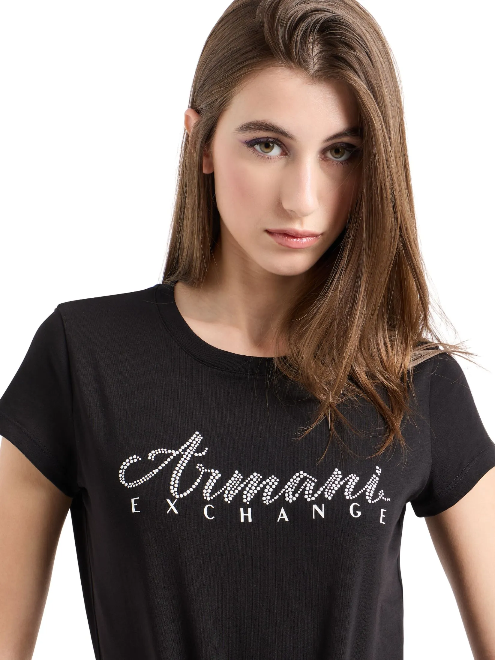 ARMANI EXCHANGE Tee Women 8NYT91-YJG3Z-1200 Black
