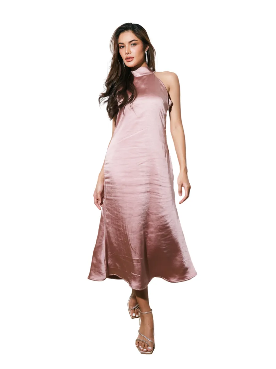 ROSE THE LABEL Pink Eliza Dress
