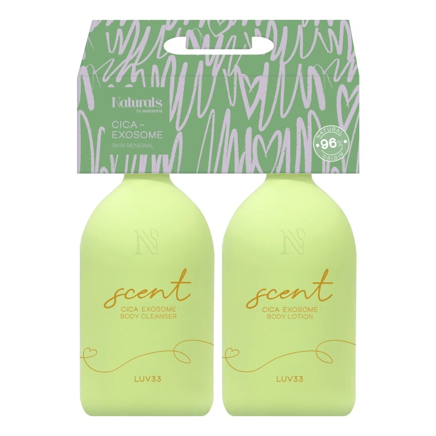 Naturals By Watsons Luv 33 Tuberose Sandalwood Body Lotion Body Cleanser Set 400ml