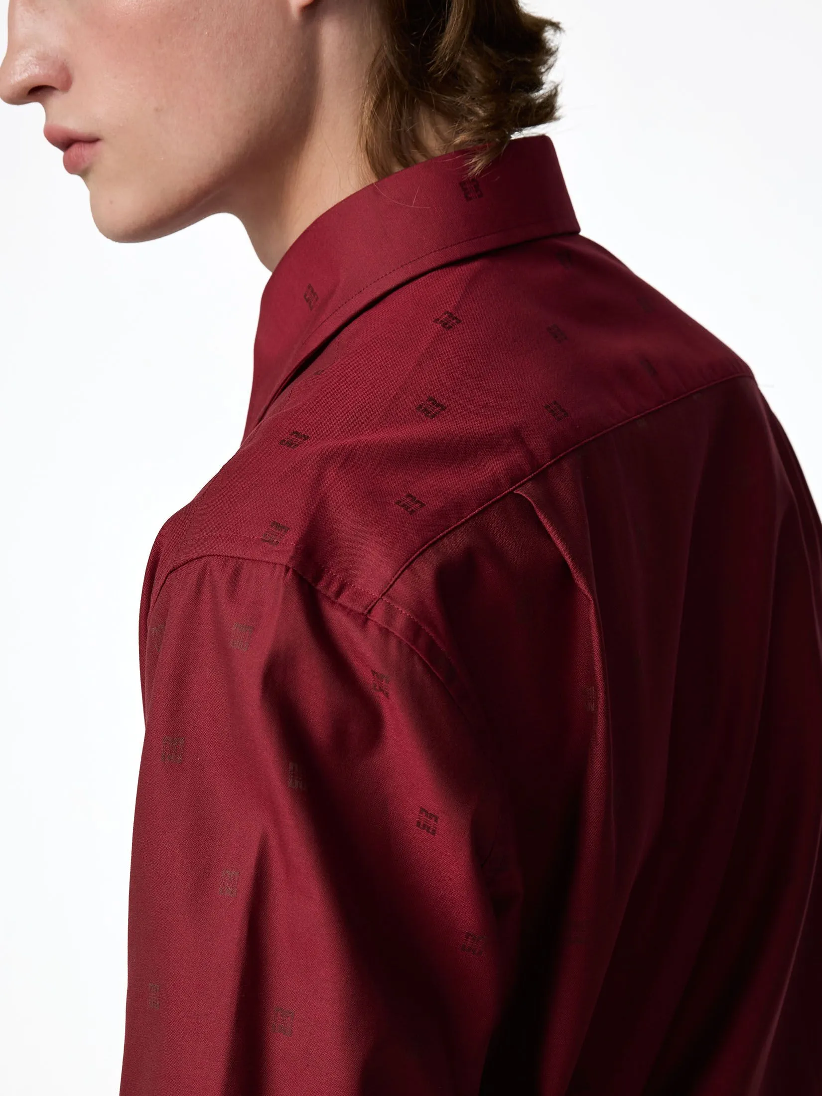 DAKS MEN Long Sleeve Shirt Smart Fit Red