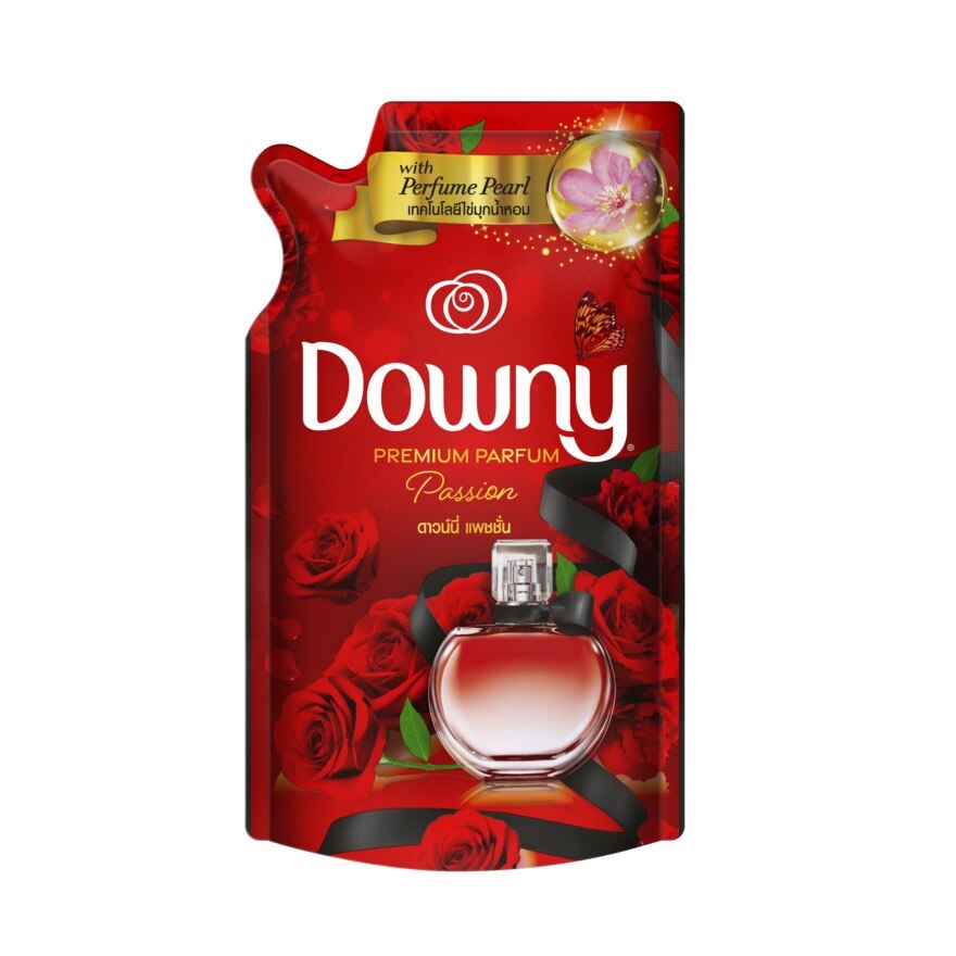 Downy Premium Parfum Concentrated Fabric Softener Passion Refill 480 Ml. - Red