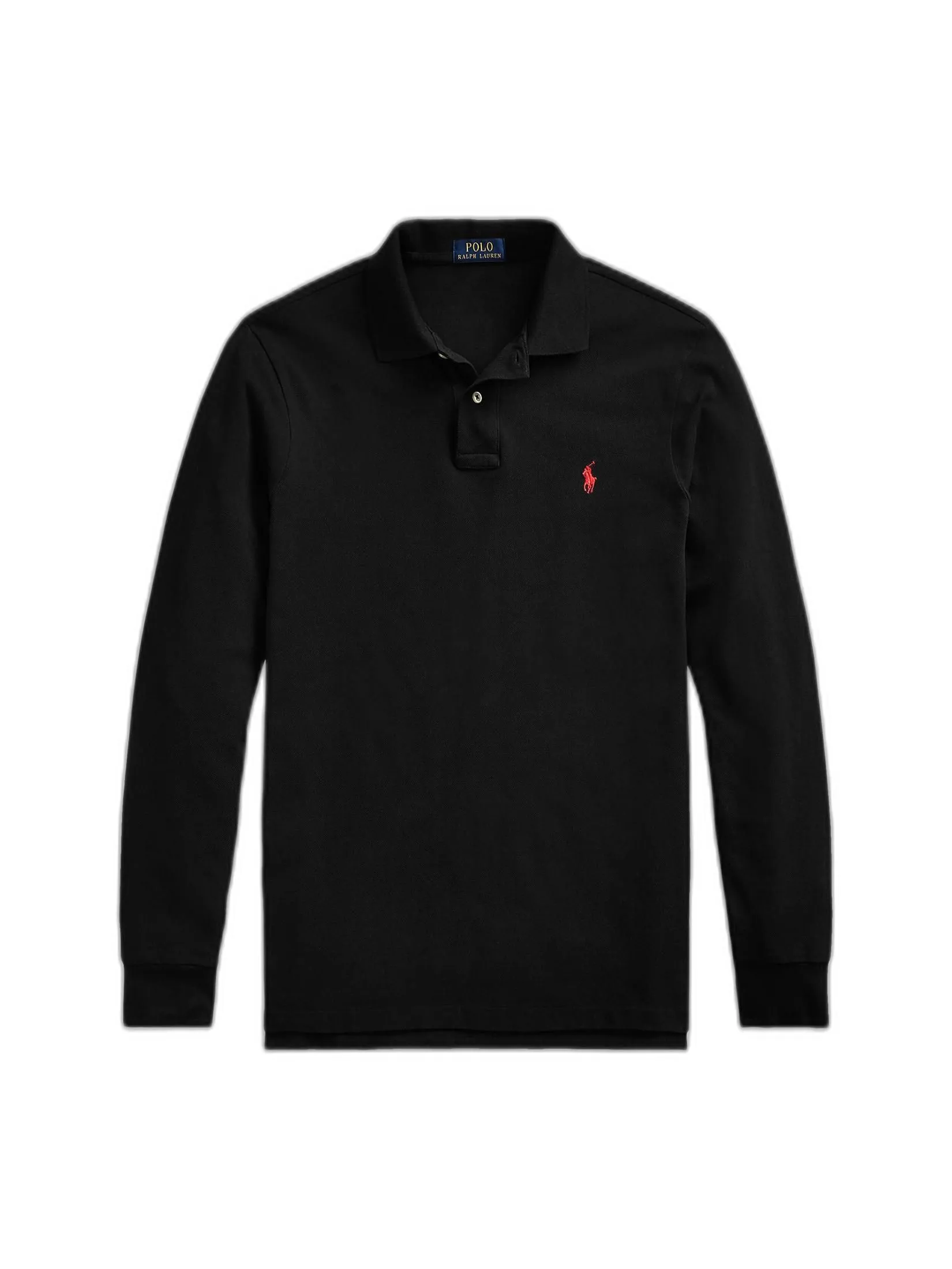 POLO RALPH LAUREN Men Polo-Custom Slim Fit Mesh Polo Shirt MNPOKNI16820362-Black