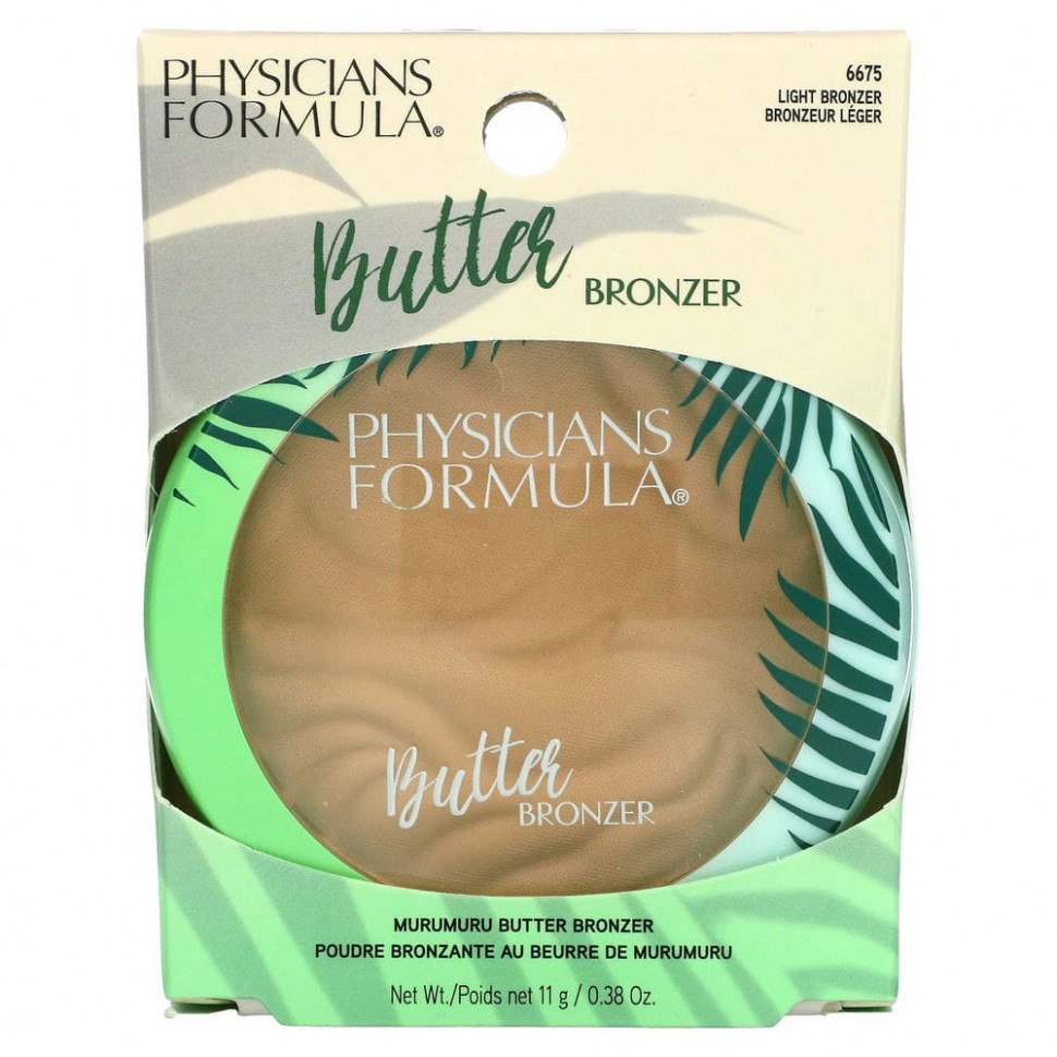 Physicians Formula, Бронзовое масло, светлый бронзатор, 0,38 унций (11 г)