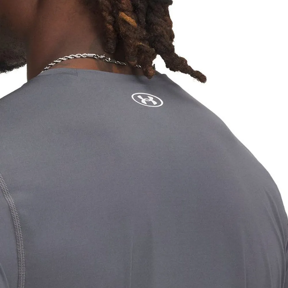 UNDER ARMOUR Men Training T-Shirt HeatGear® Fitted Grey - UN127AP445EKTH