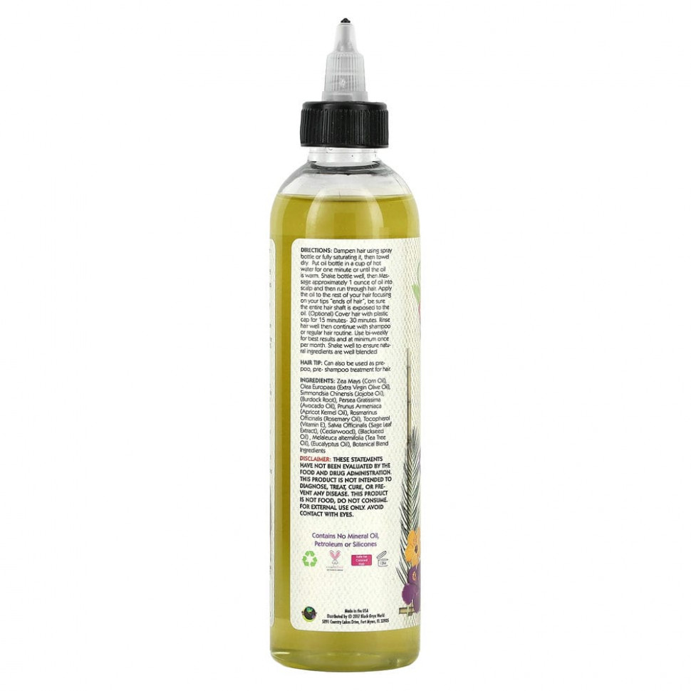 Alikay Naturals, Blended Therapy, горячее масло, 237 мл (8 жидк. Унций)