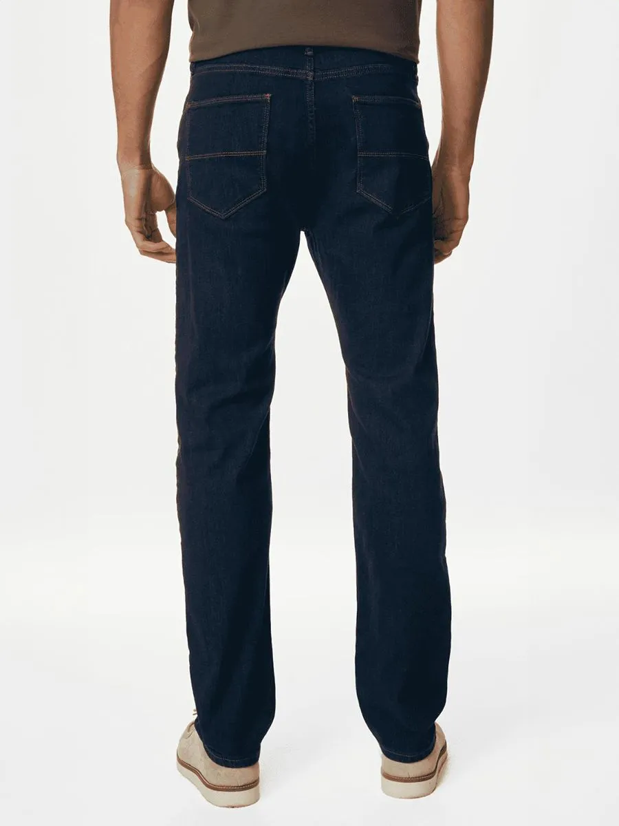 MARKS & SPENCER Men Jeans Straight Fit Stretch Xb_Indigo