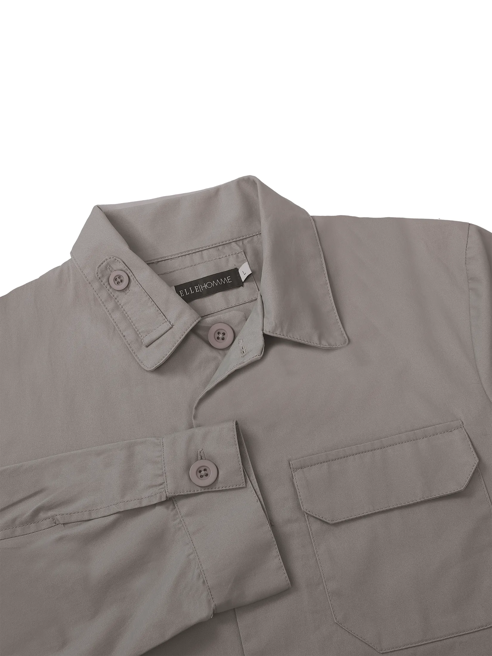 ELLE HOMME Men's JACKET Casual style W8J236 - Army green