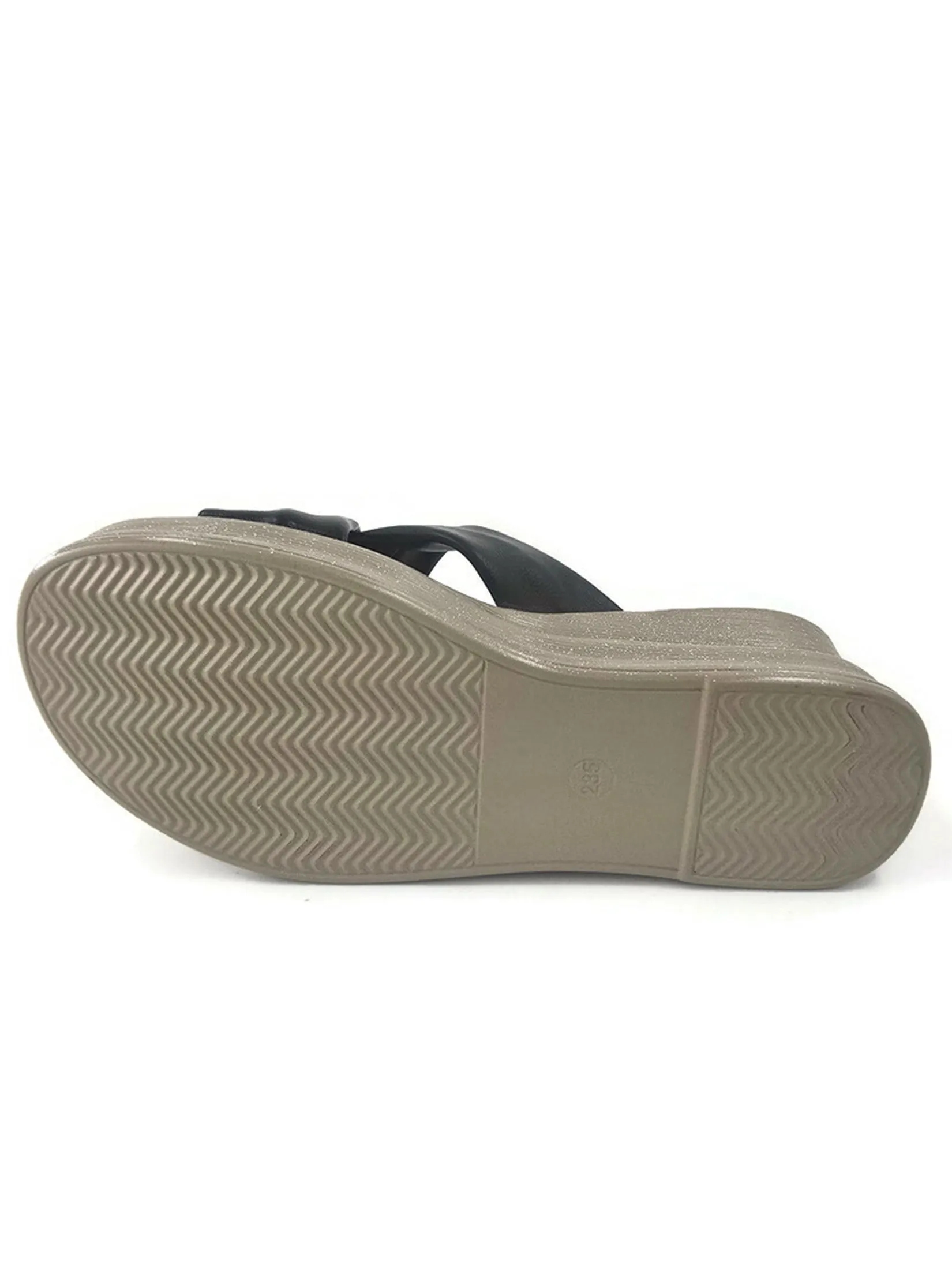 KLIN Woman Wedge Sandals Black