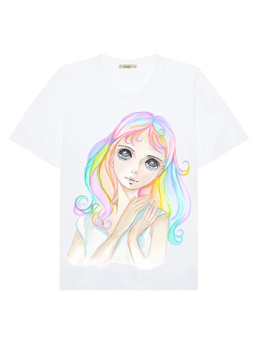 ICONIC WOMAN RAINBOW STELLA T-SHIRT