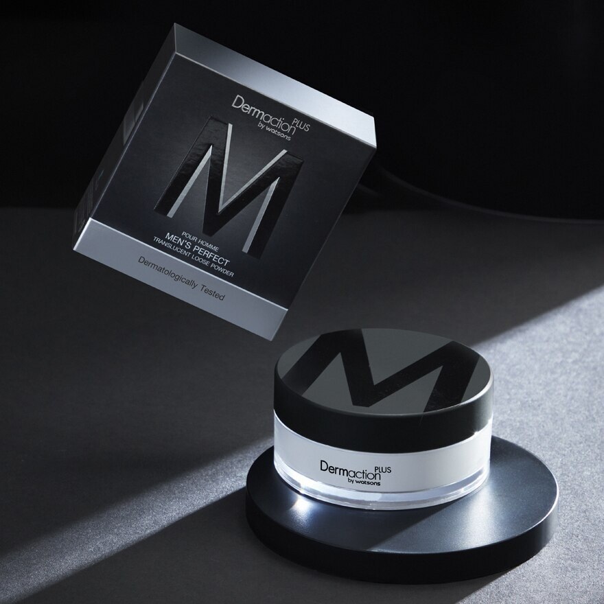 Pour Homme Men Perfect Translucent Loose Powder Transparec