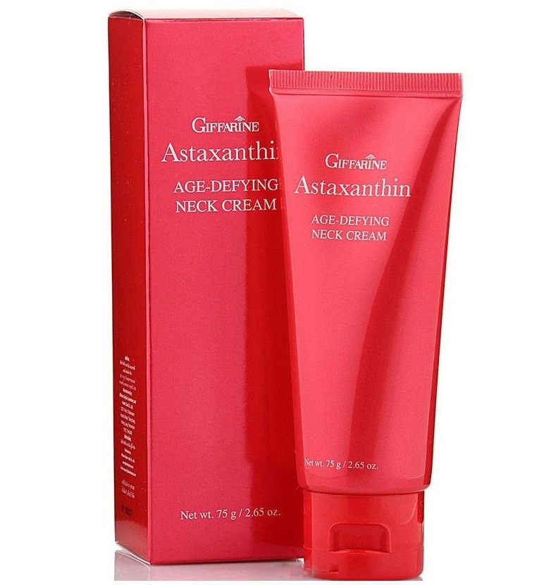 Антивозрастной крем для шеи и зоны декольте с астаксантином Giffarine 75 г
