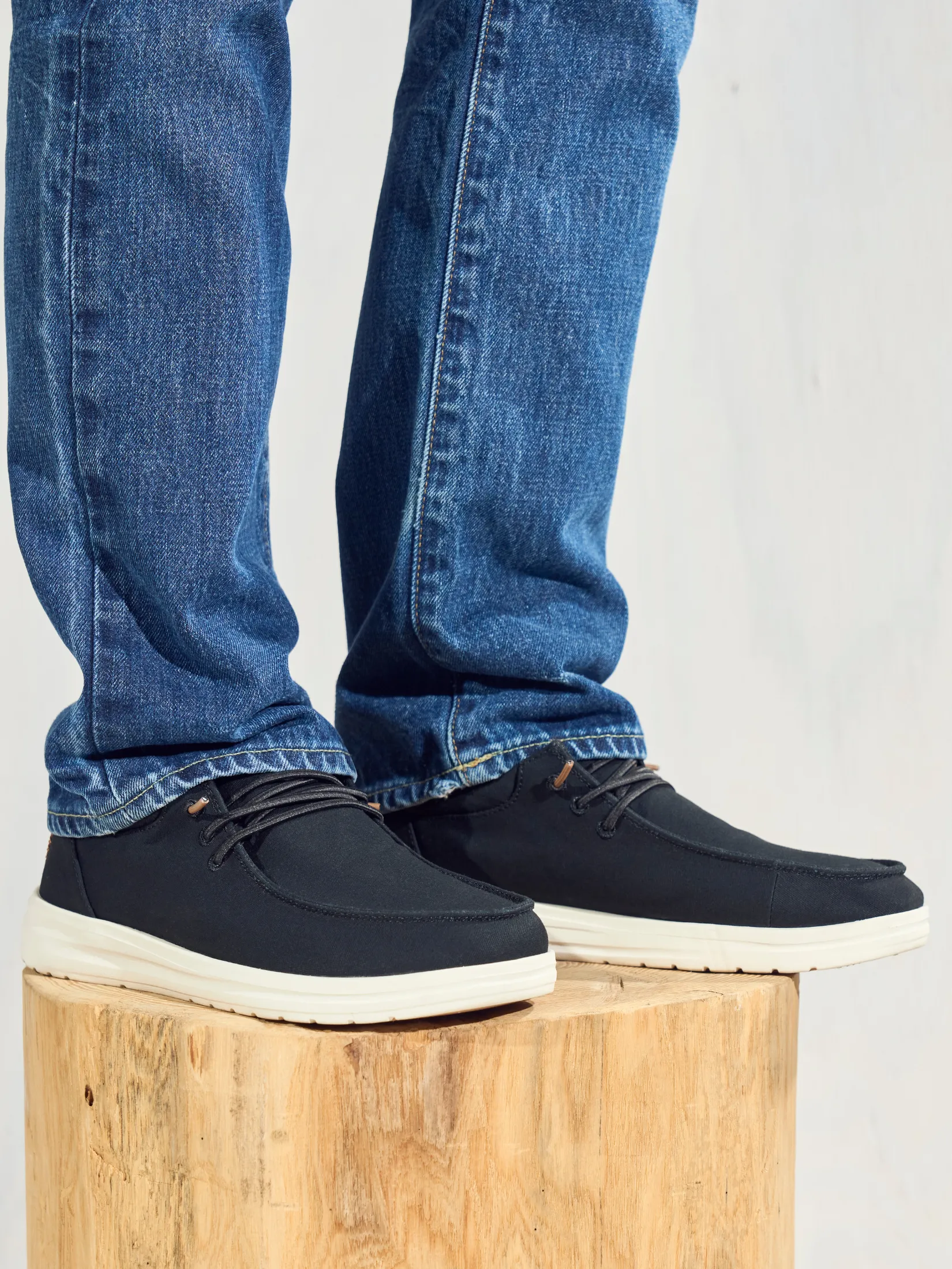 HEYDUDE PAUL CANVAS - BLACK