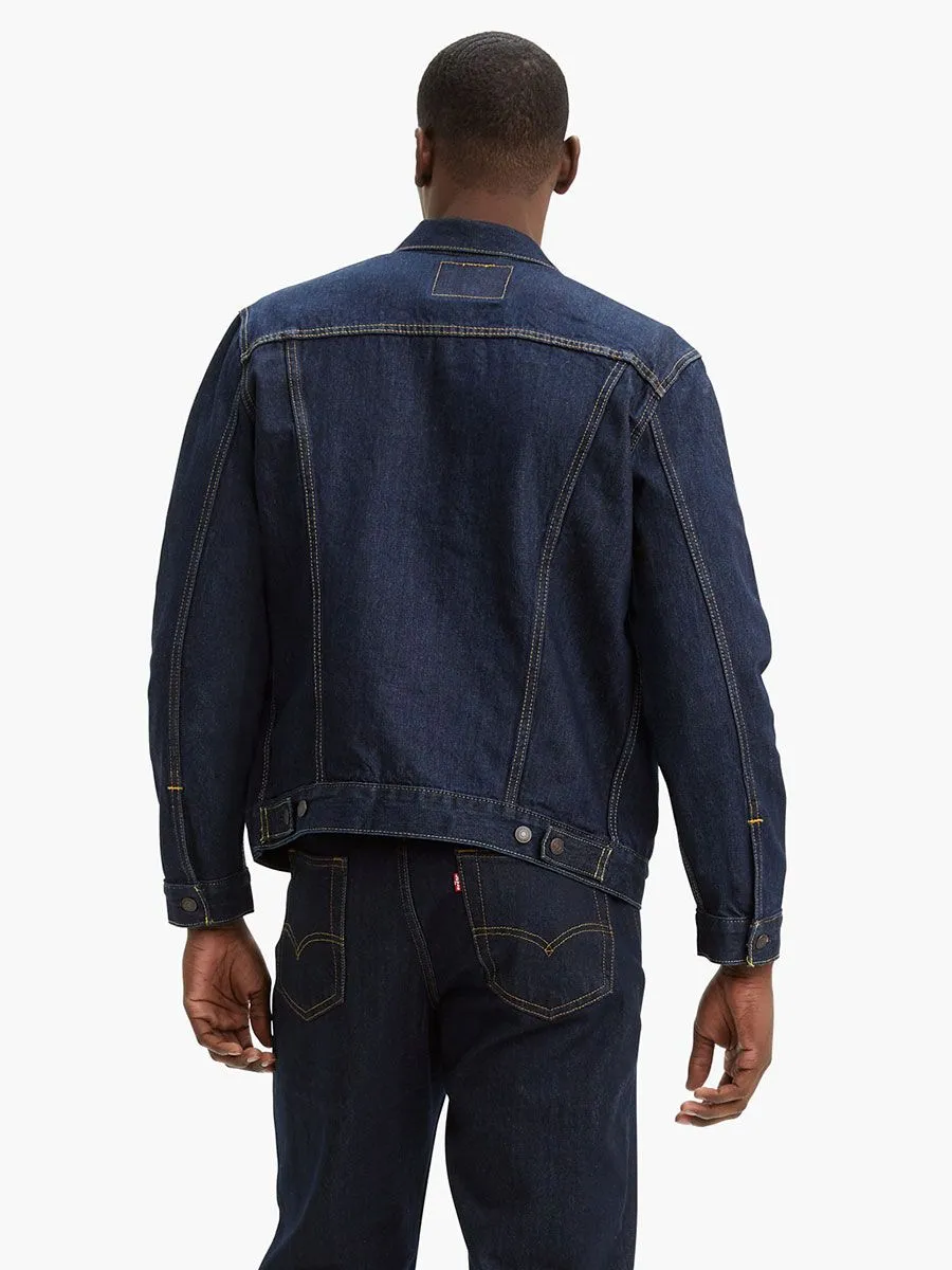 LEVI'S The Trucker Jacket Rinse Trucker 723340134 Dark Navy