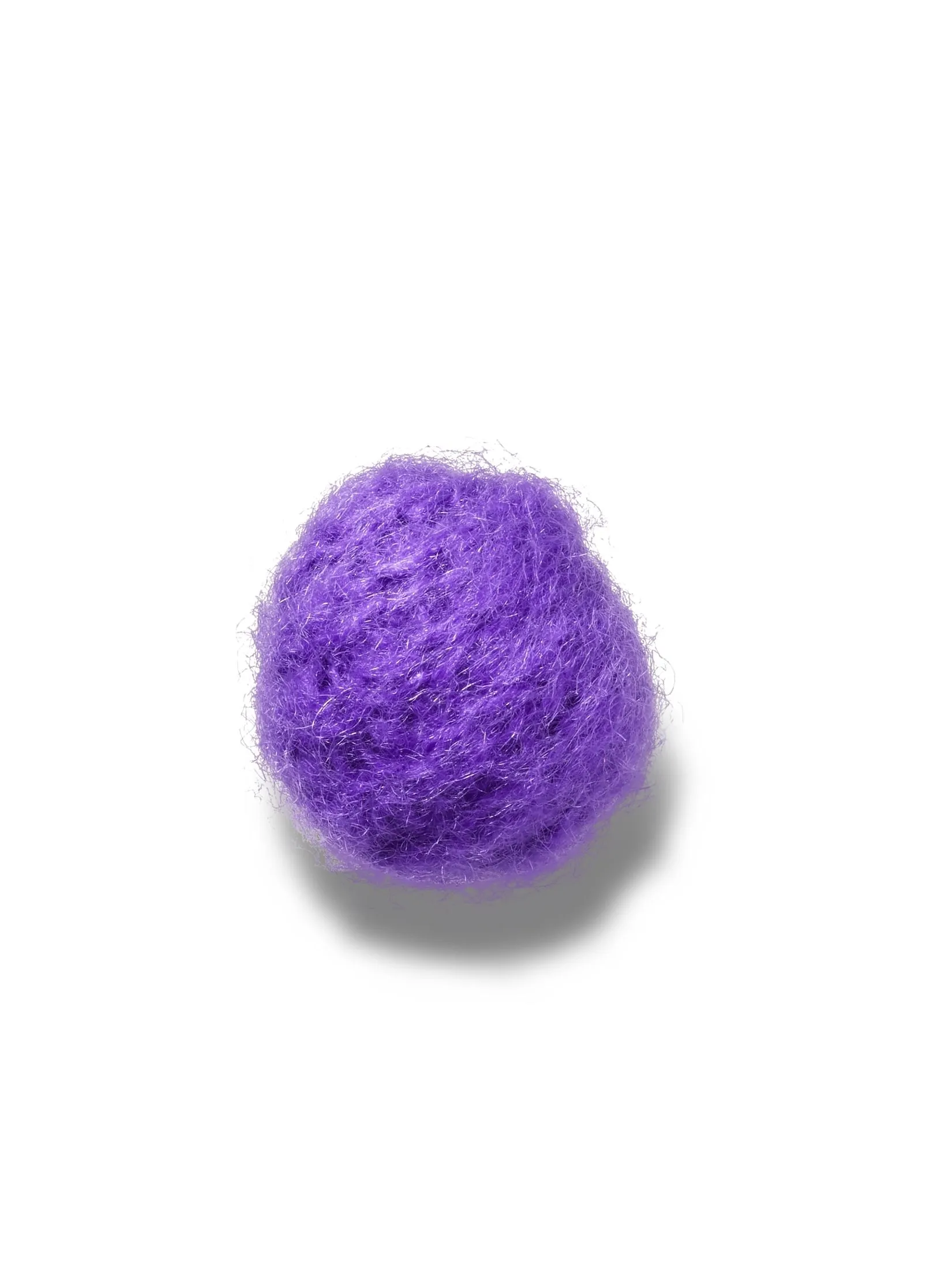 CROCS JIBBITZ™ PURPLE FAUX MOHAIR PUFF