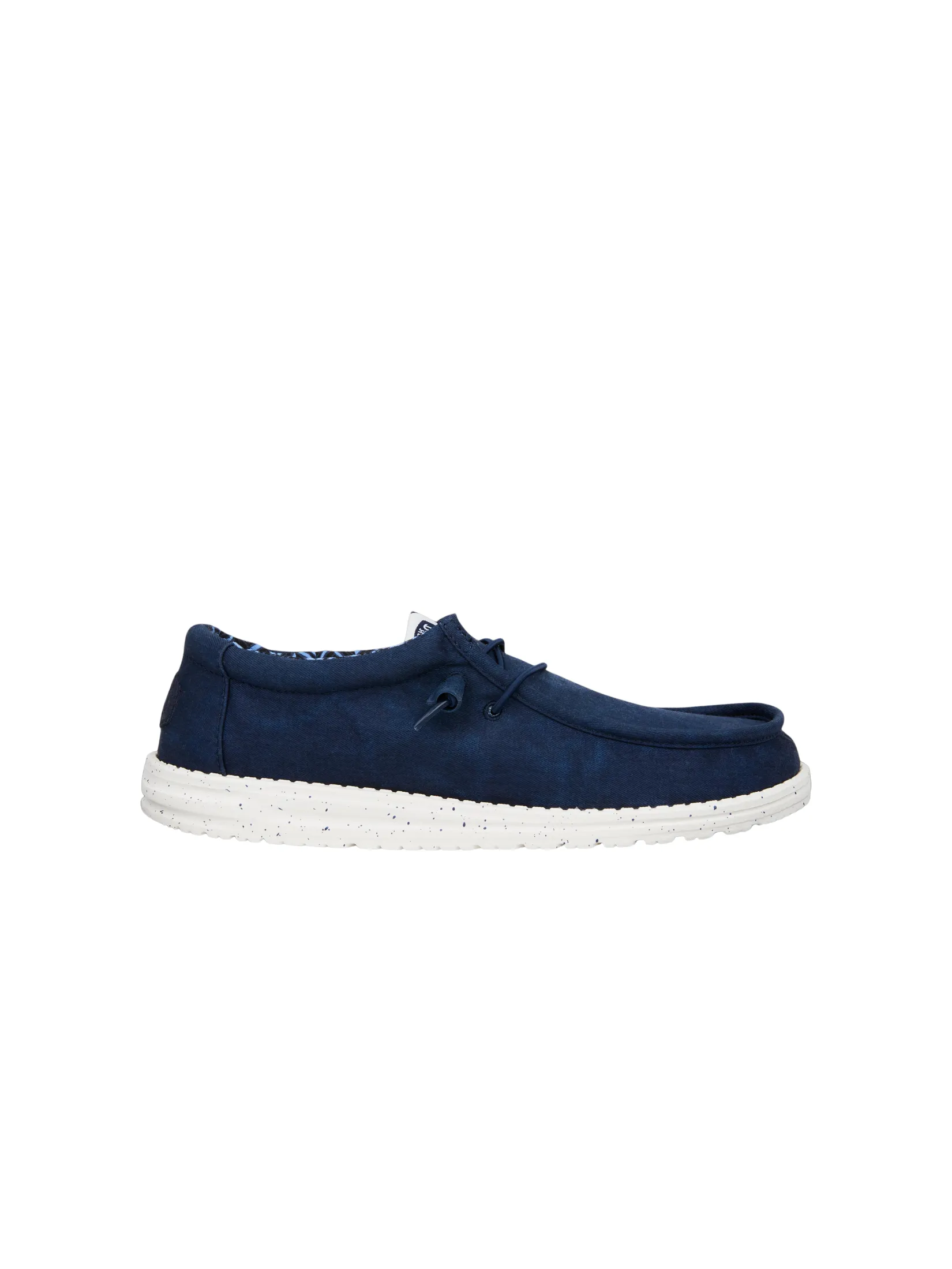 HEYDUDE WALLY STRETCH CANVAS  - NAVY