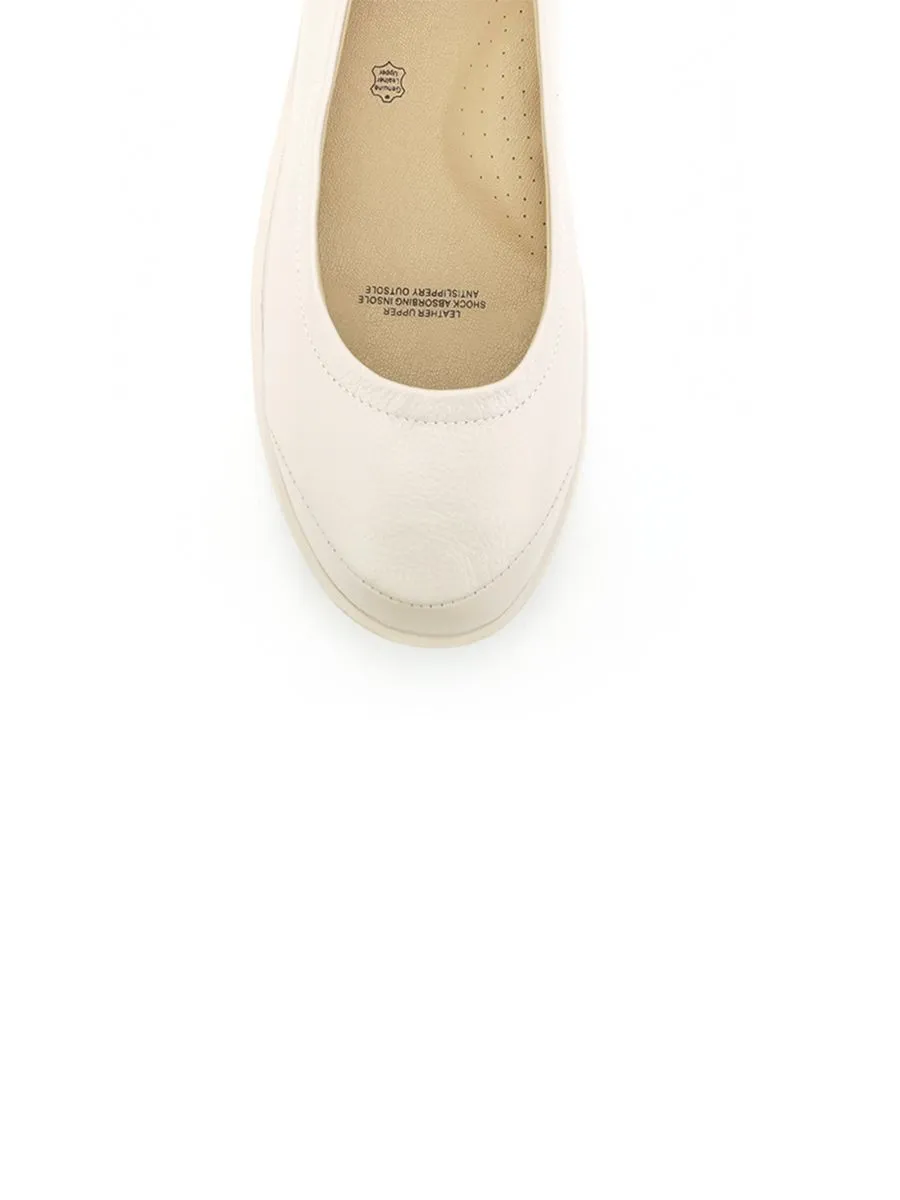 ST.JAMES Women flat shoes LIMA-WHITE