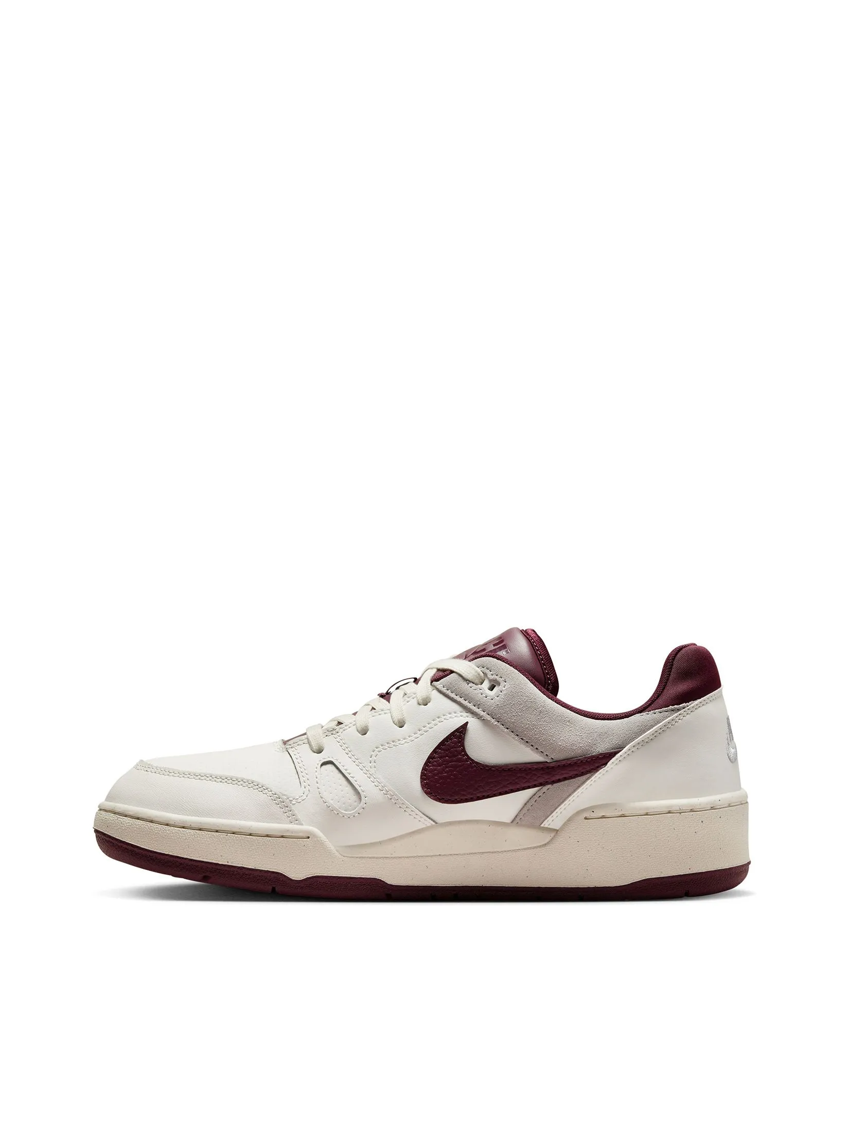 NIKE Men Sneakers Full Force FZ4629-100 Sail/Burgundy Crush-LT Smoke Grey