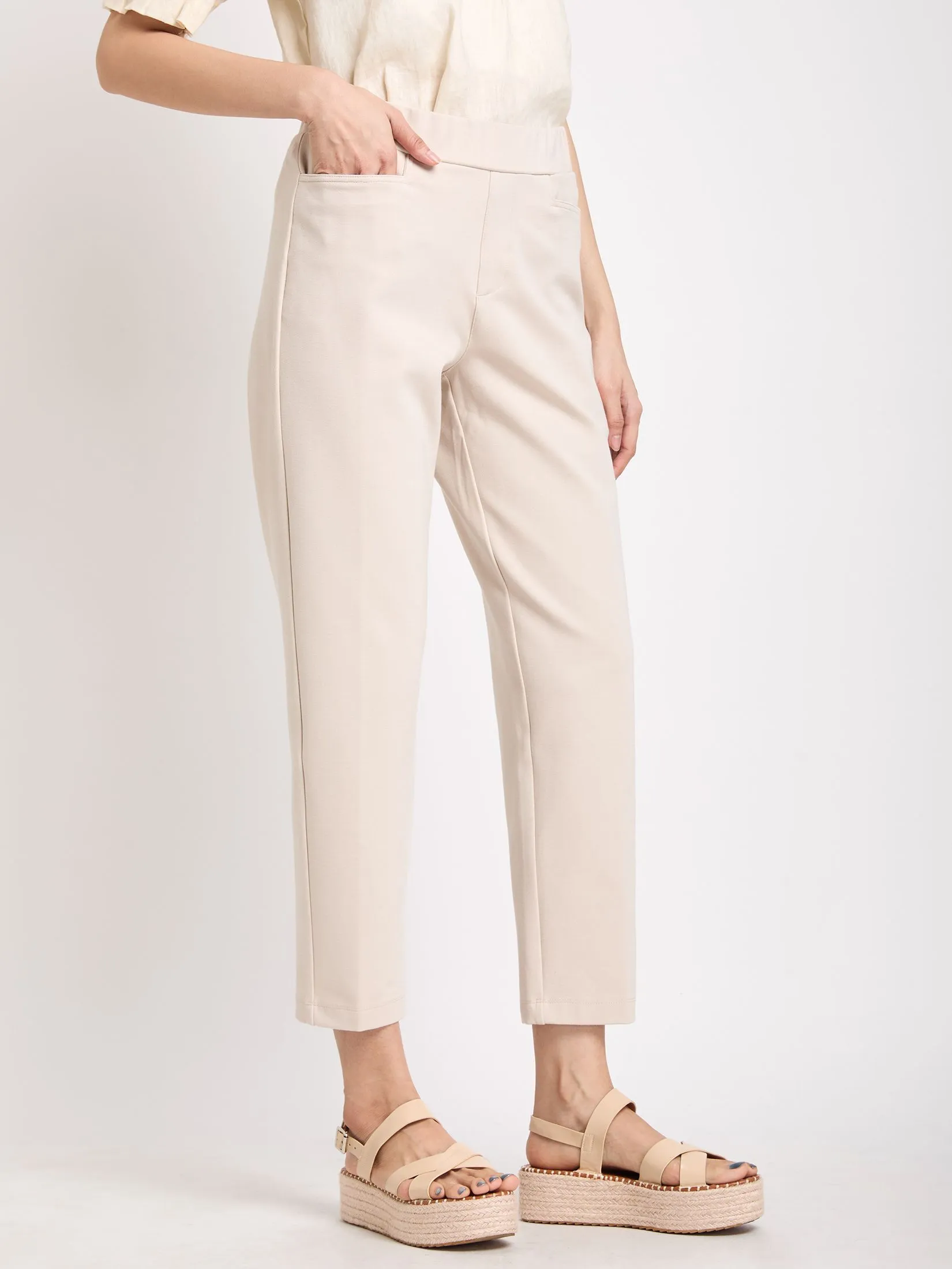 ESTIMATE Women Pants Plain Tone