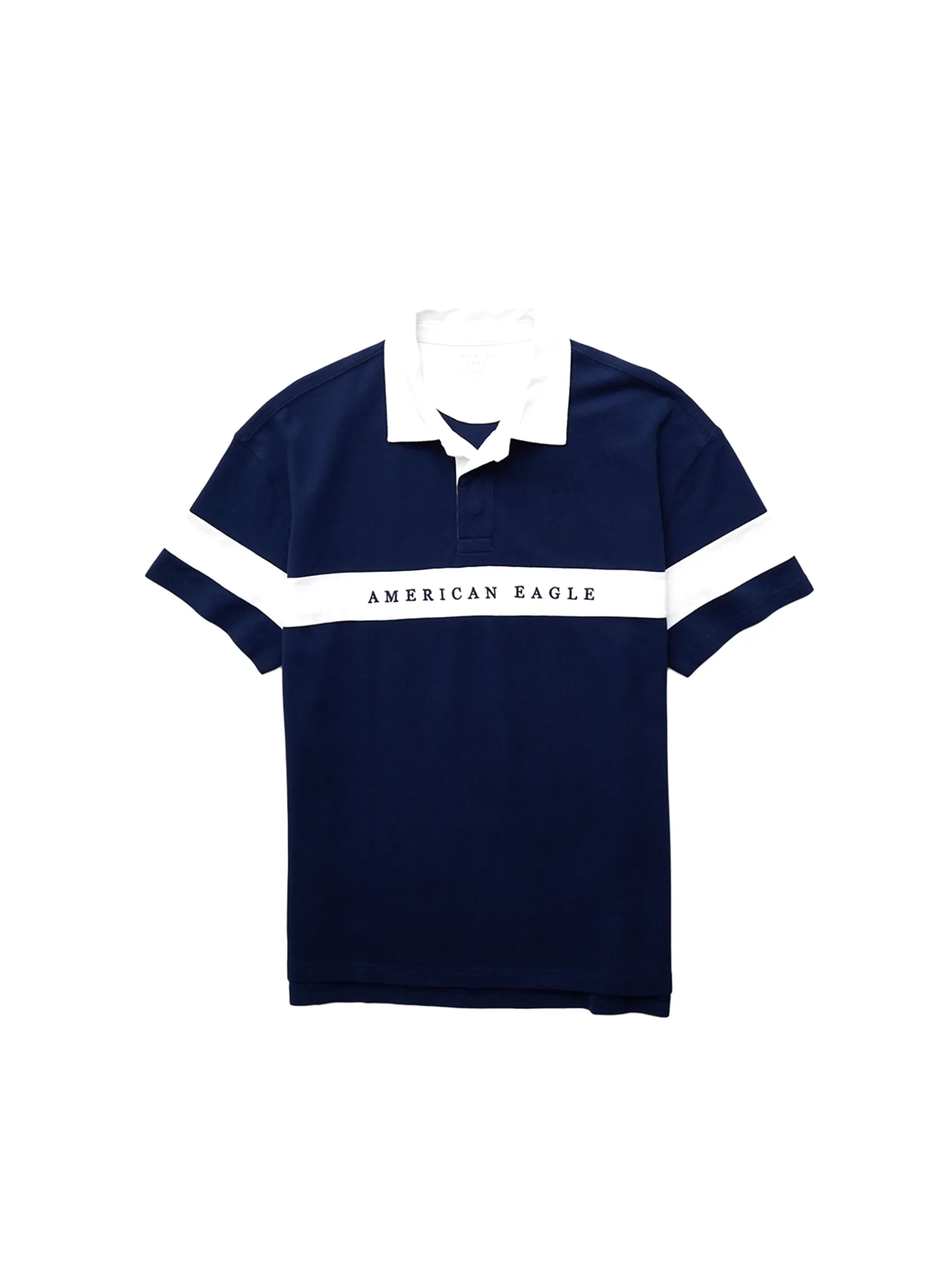 AMERICAN EAGLE MEN 4404 P INTL RUGBY INSERT 410 NVY