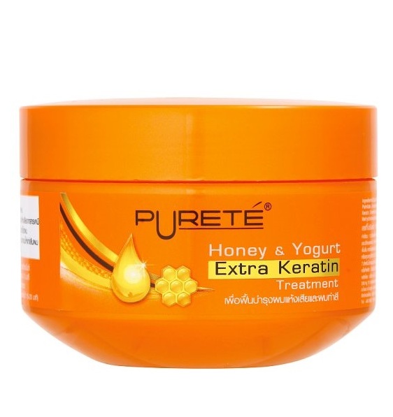 Маска с кератином, медом и йогуртом для светлых волос Purete 250 гр