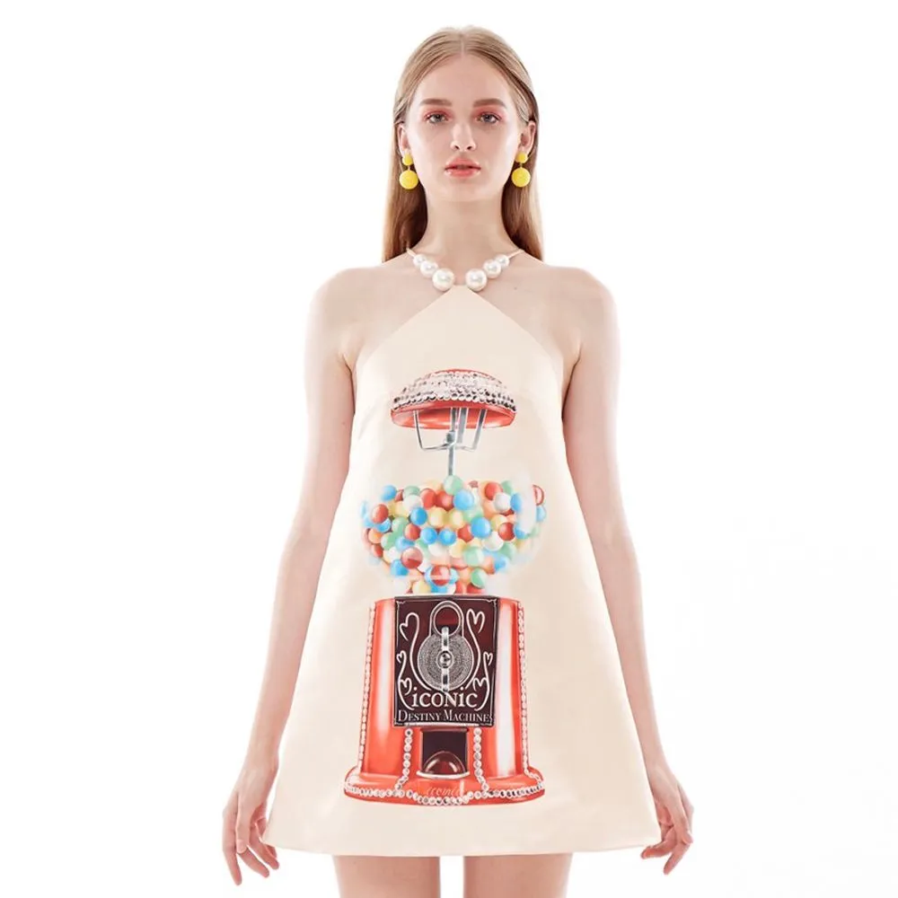 ICONIC CREAM KISMET DRESS Size - L