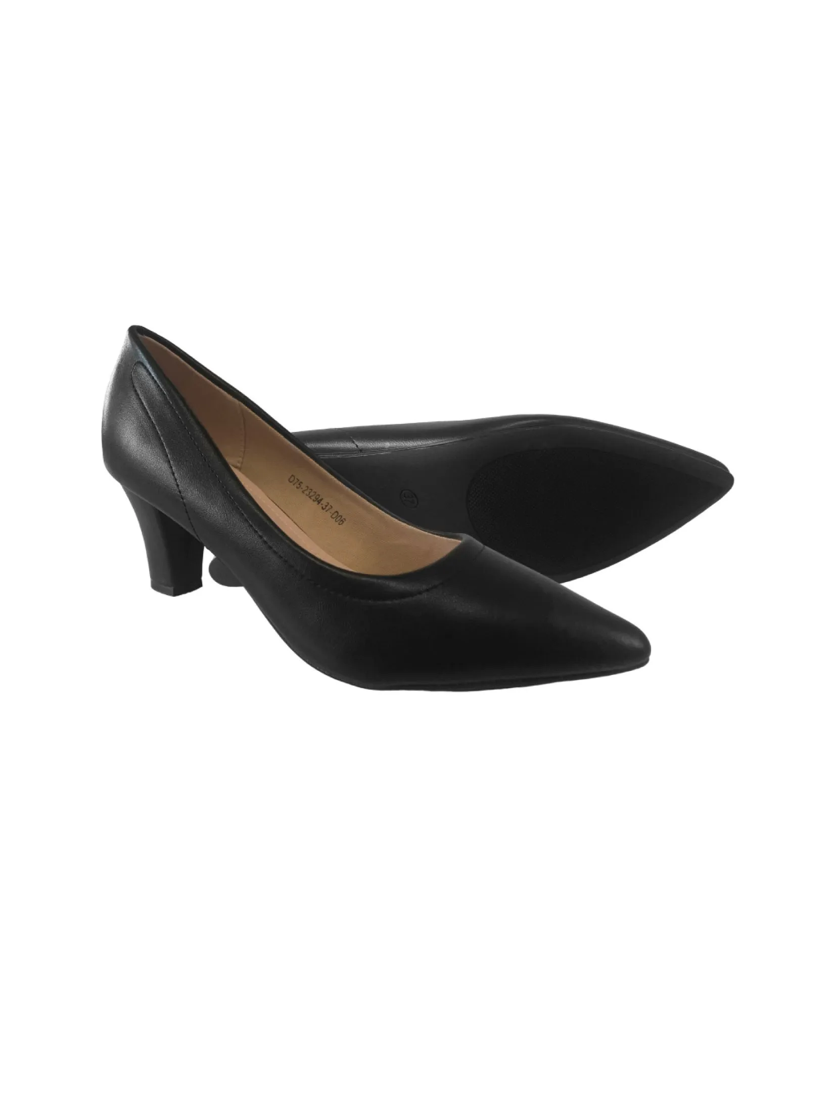 D'ARTE Black High heel pump shoes, model D75-23294