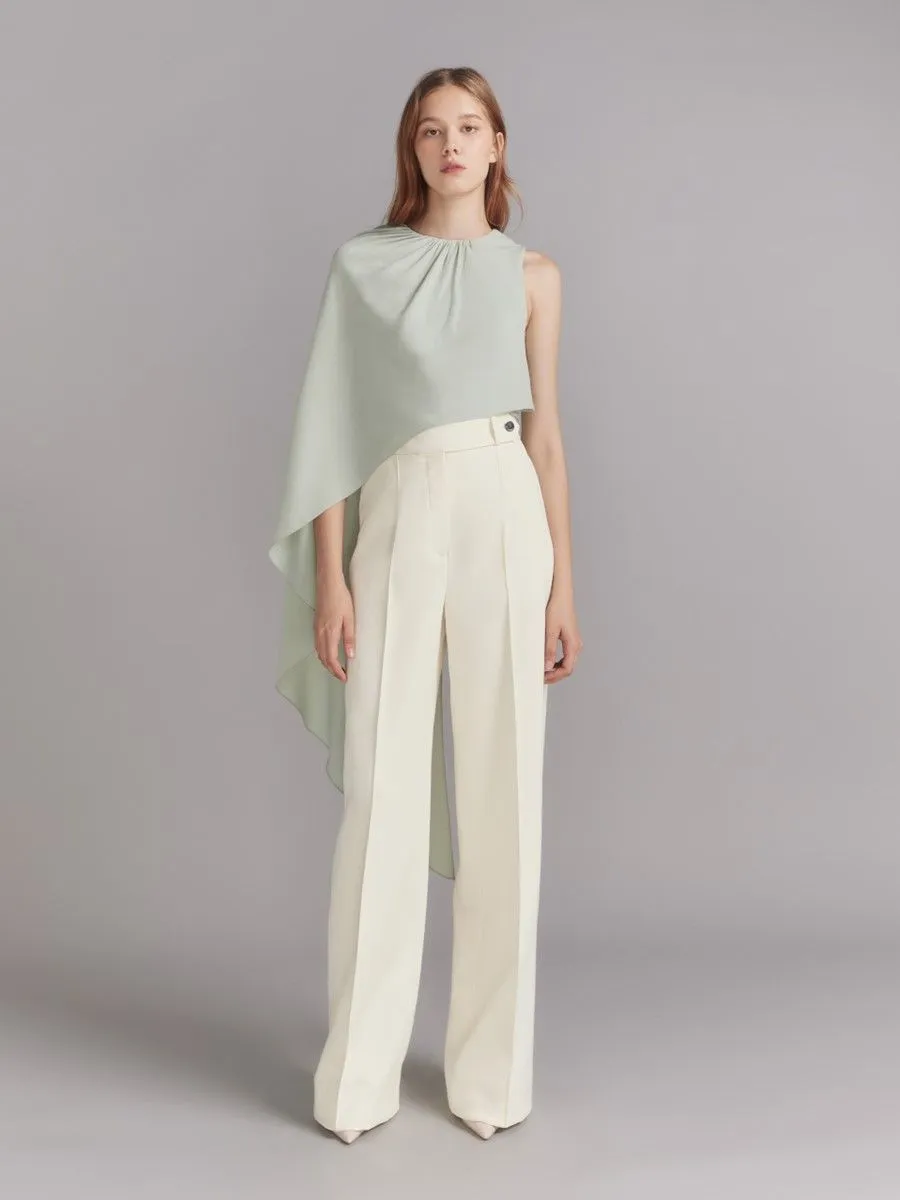 ASAVA (AW23) Harper Women Straight Pants Ivory Size - S