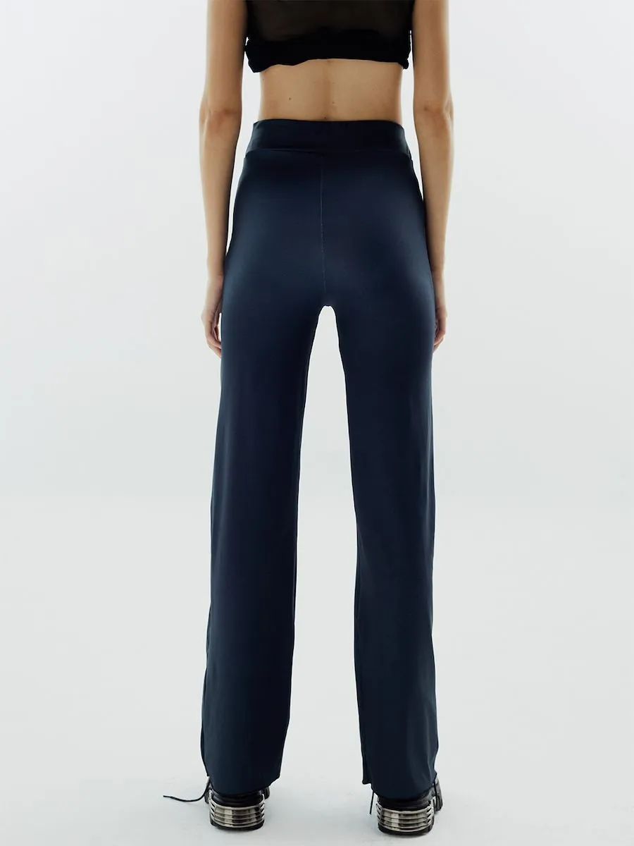 BLACKDOG BKK Women Black leg trousers