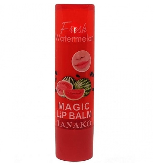Проявляющийся бальзам для губ с соком арбуза Tanako