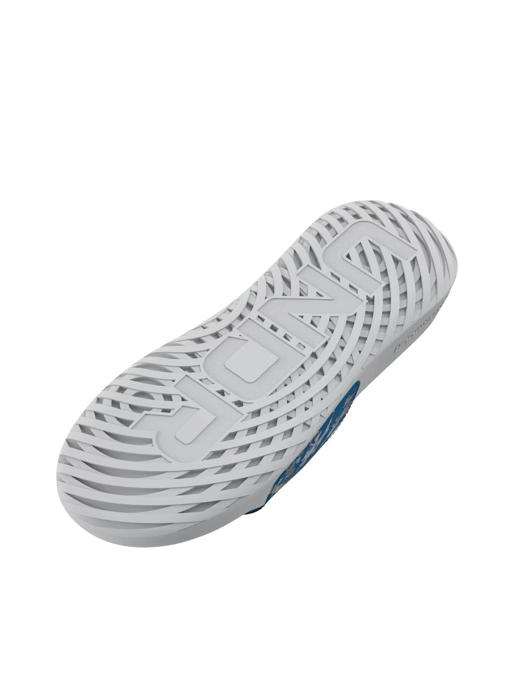 UNDER ARMOUR Men Slides UA Ignite Select Graphic Mod Gray / Photon Blue