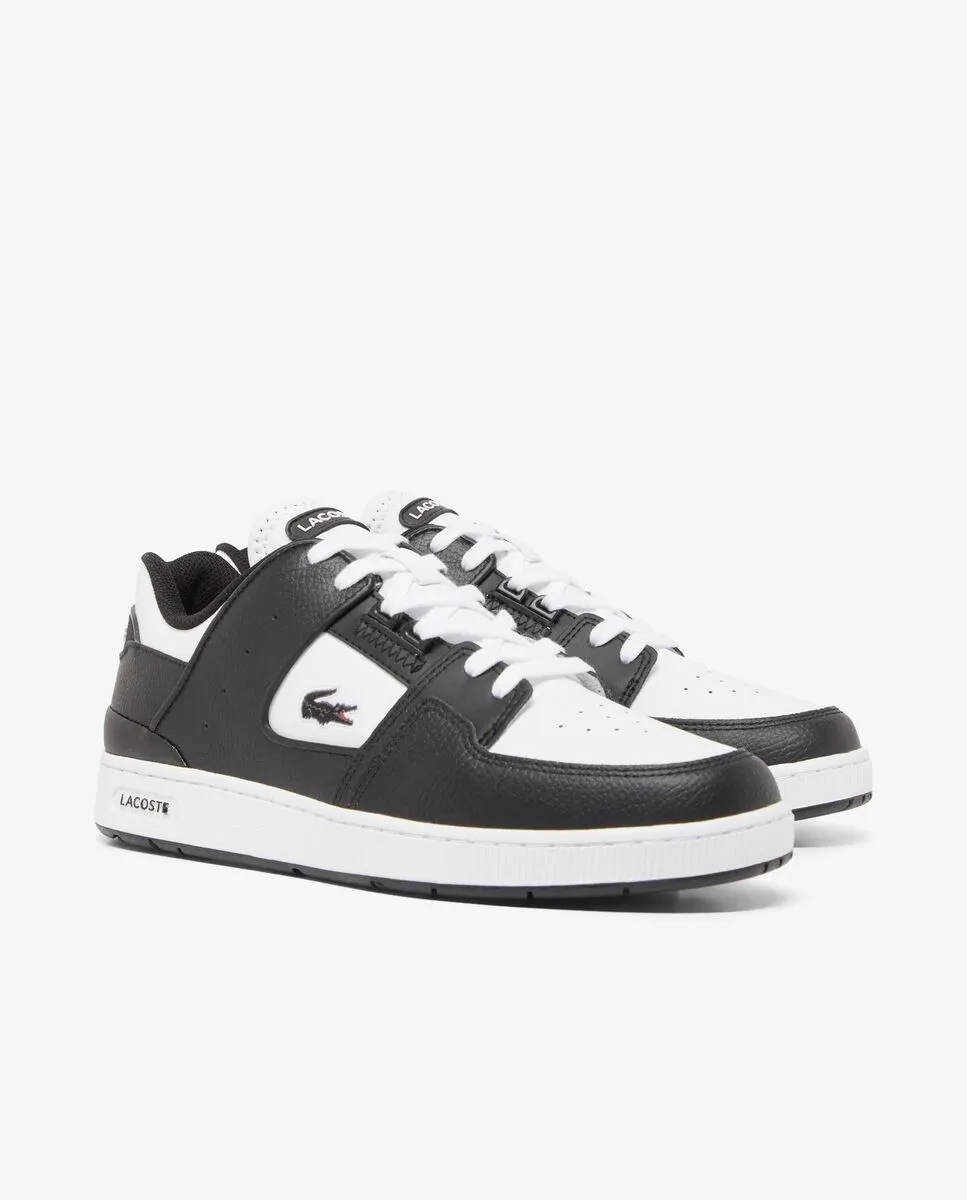 LACOSTE Men’s Court Cage Leather Sneakers Black