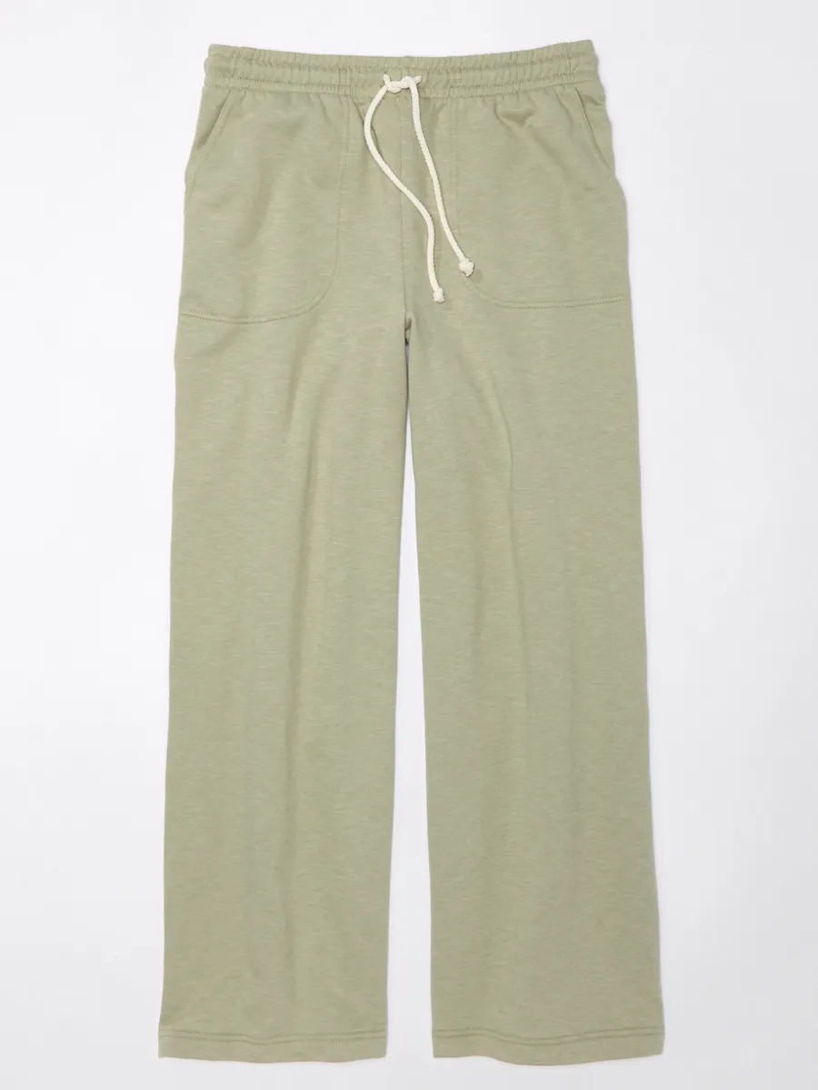 AMERICAN EAGLE WOMEN 5098 WIDE LEG 341 FADED OLIVE