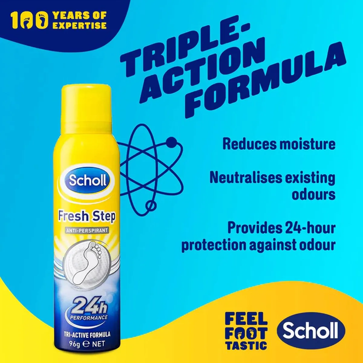 SCHOLL SCHOLL FRESH STEP ANTI-PERSPIRANT FOOT SPRAY