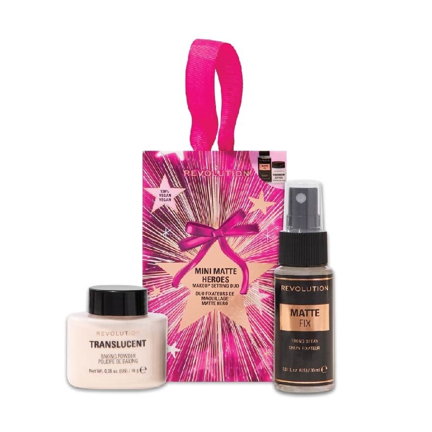 Makeup Revolution Mini Matte Heros Makeup Setting Duo 2pcs.