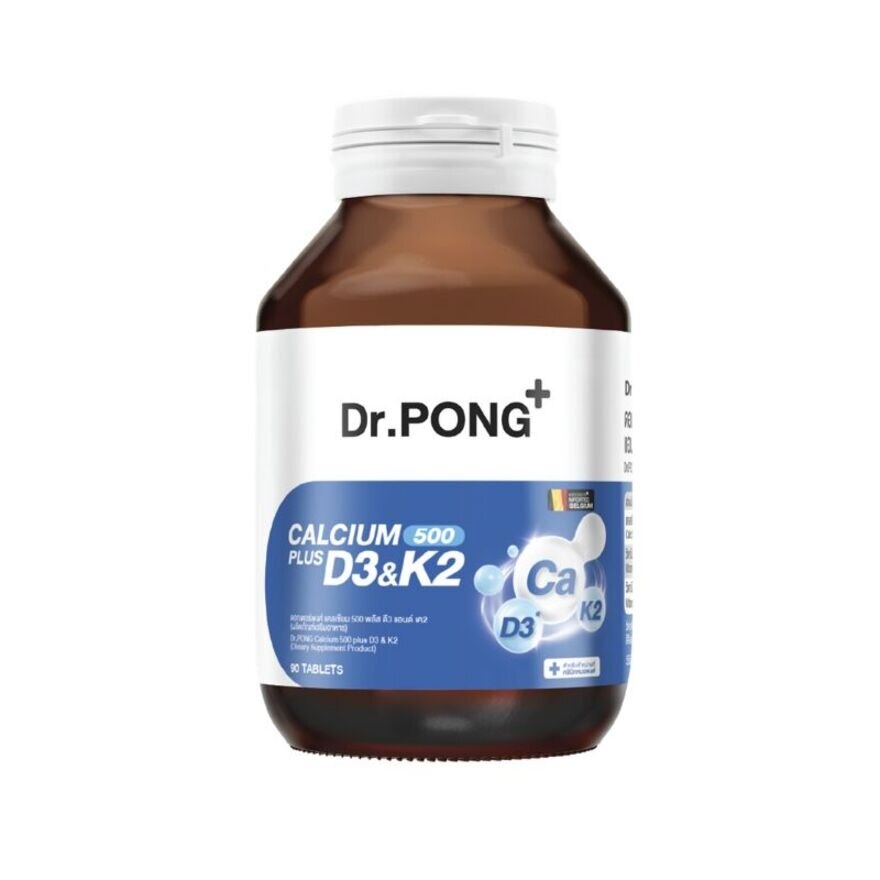 Dr.PONG Calcium 500 Plus D3  K2 90 Tablets
