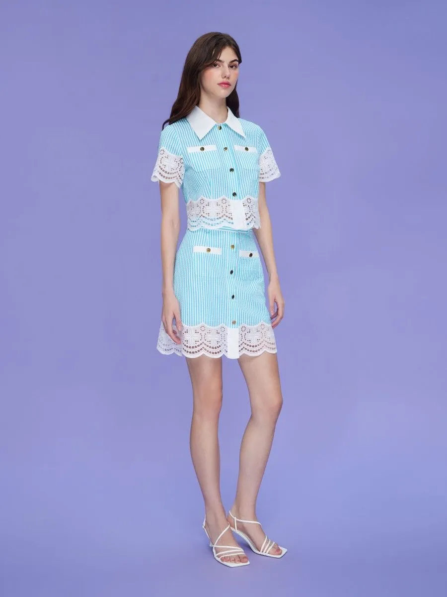 ASV (AW23) Maisie Women Mini Skirt Blue