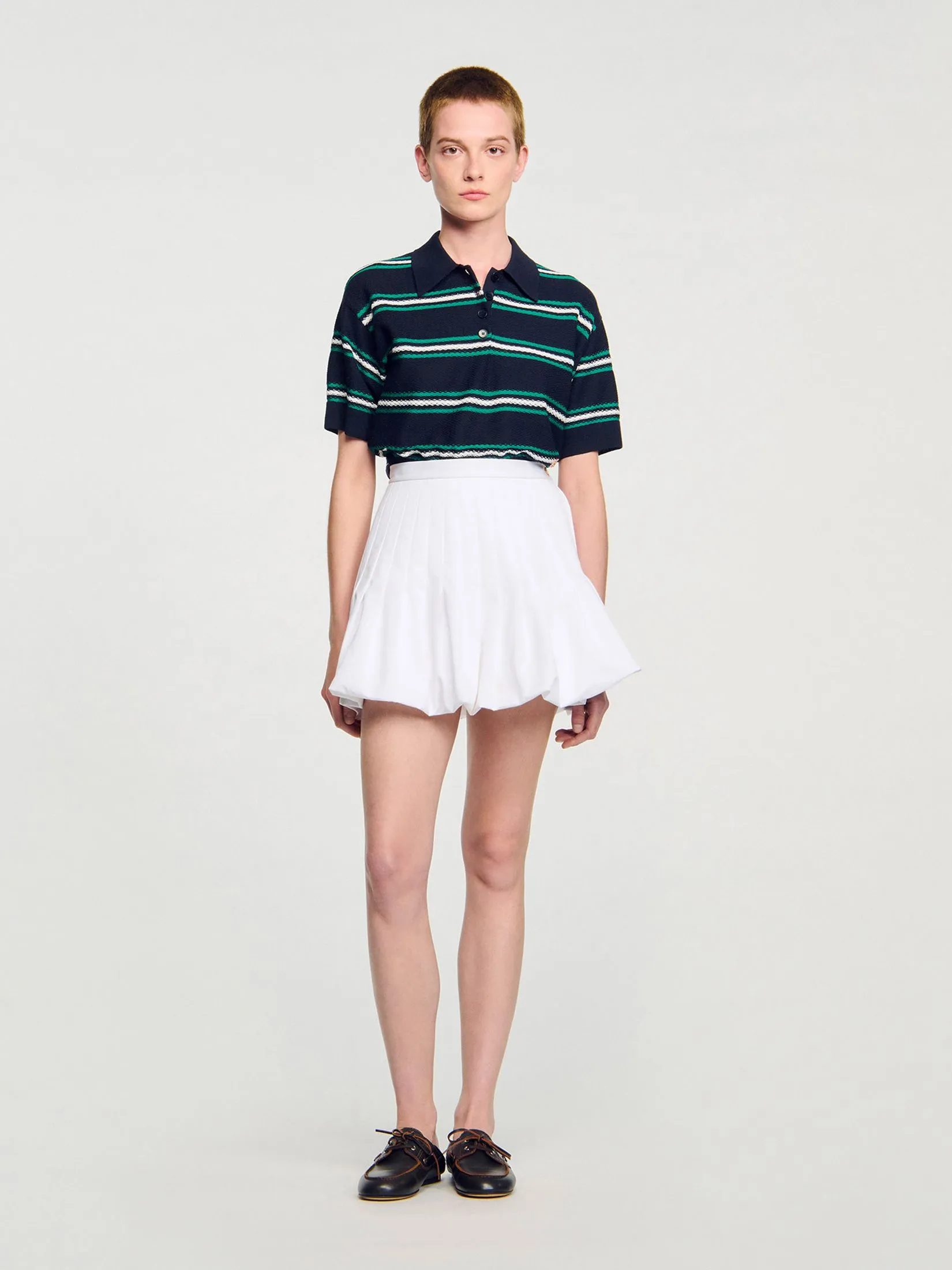 SANDRO Mini Bubble Skirt
